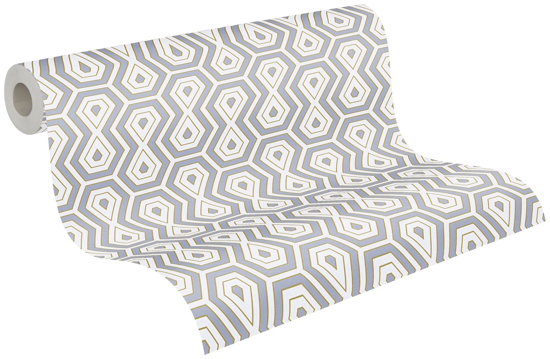 Architects Paper Vliestapete »Jungle Chic«, geometrisch-grafisch-Retro, Geometrische Tapete Retro Vintage Tapeten Wohnzimmer Schlafzimmer Flur