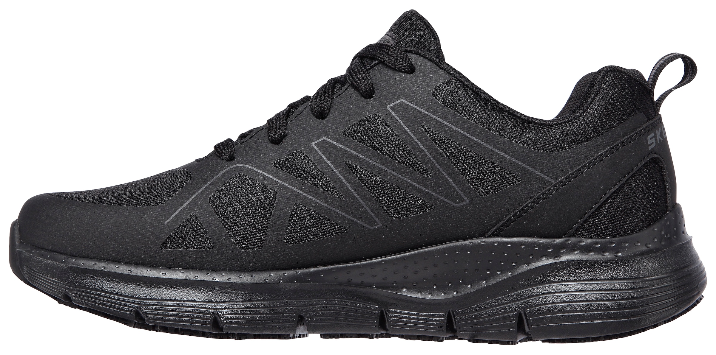Skechers Berufsschuh »ARCH FIT SR«, Schnürschuh für Gastronomie,Pflege mit gepolstertem Schaftrand