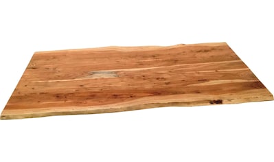 SIT Tischplatte, aus Massivholz Akazie, mit Baumkante kaufen