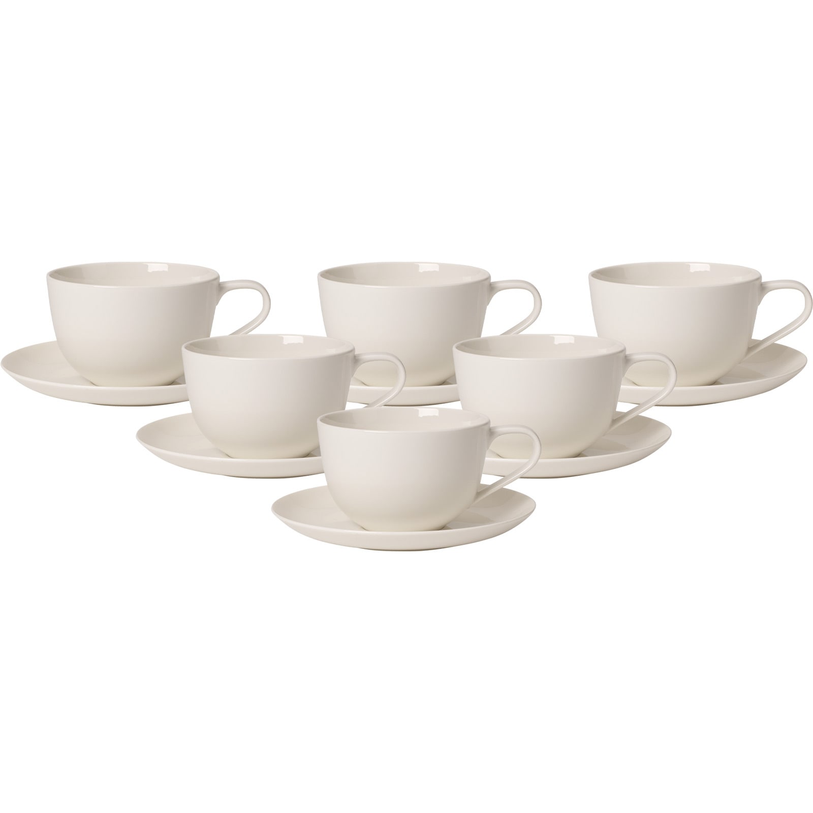 Villeroy & Boch Tasse »Frühstückstassen mit Untertassen For Me 300 ml 6er S günstig online kaufen