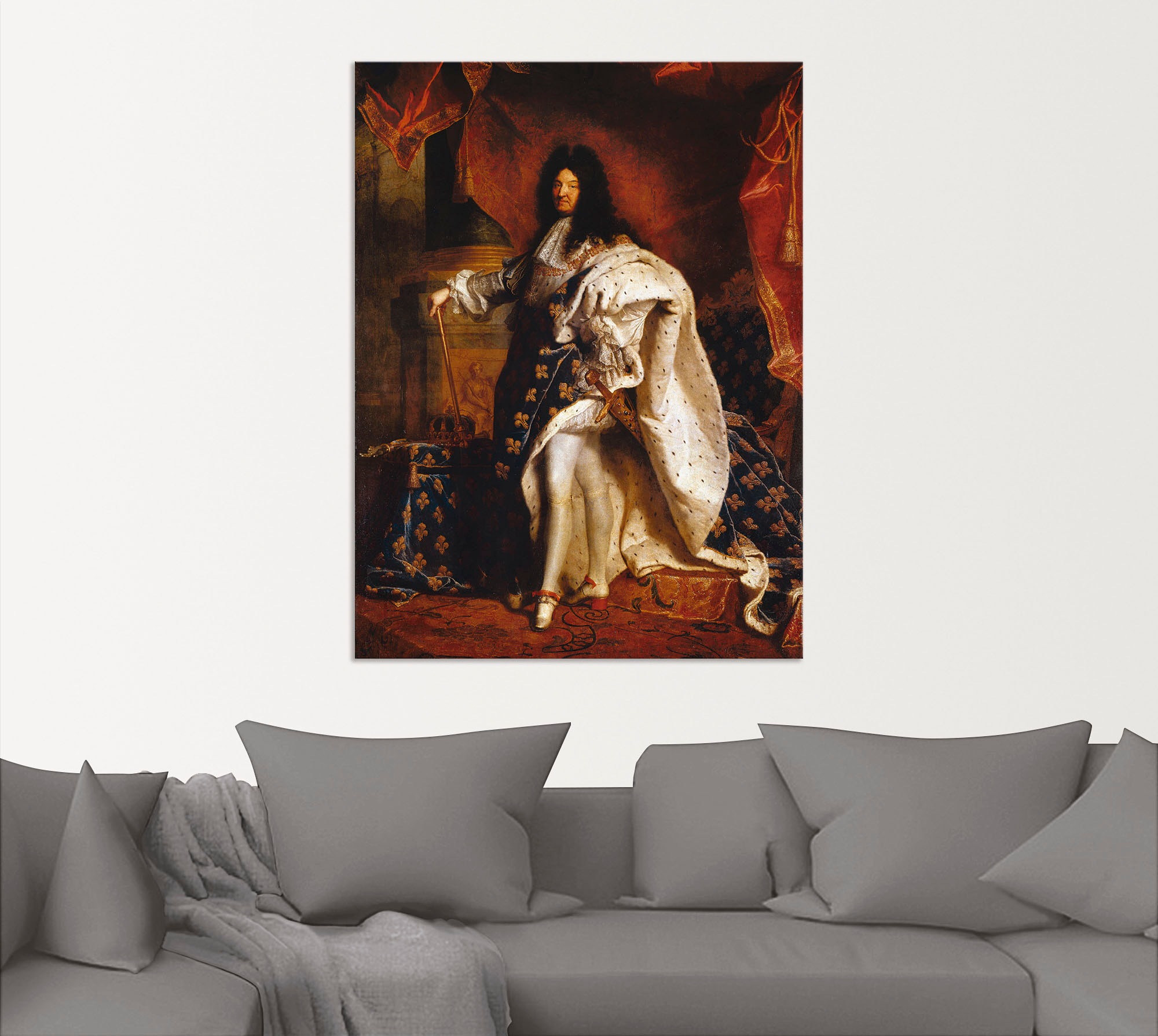 Artland Wandbild »Ludwig XIV. von Frankreich, 1701«, Menschen, (1 St.), als Alubild, Outdoorbild, Leinwandbild, Poster in verschied. Größen