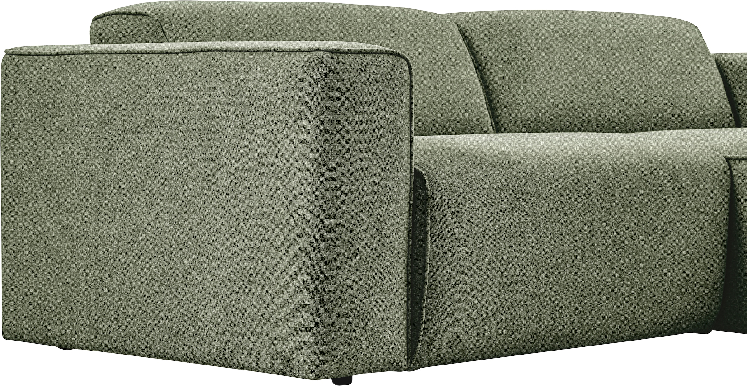 andas Ecksofa »Noord mit Kedernaht, Breite 234 cm«