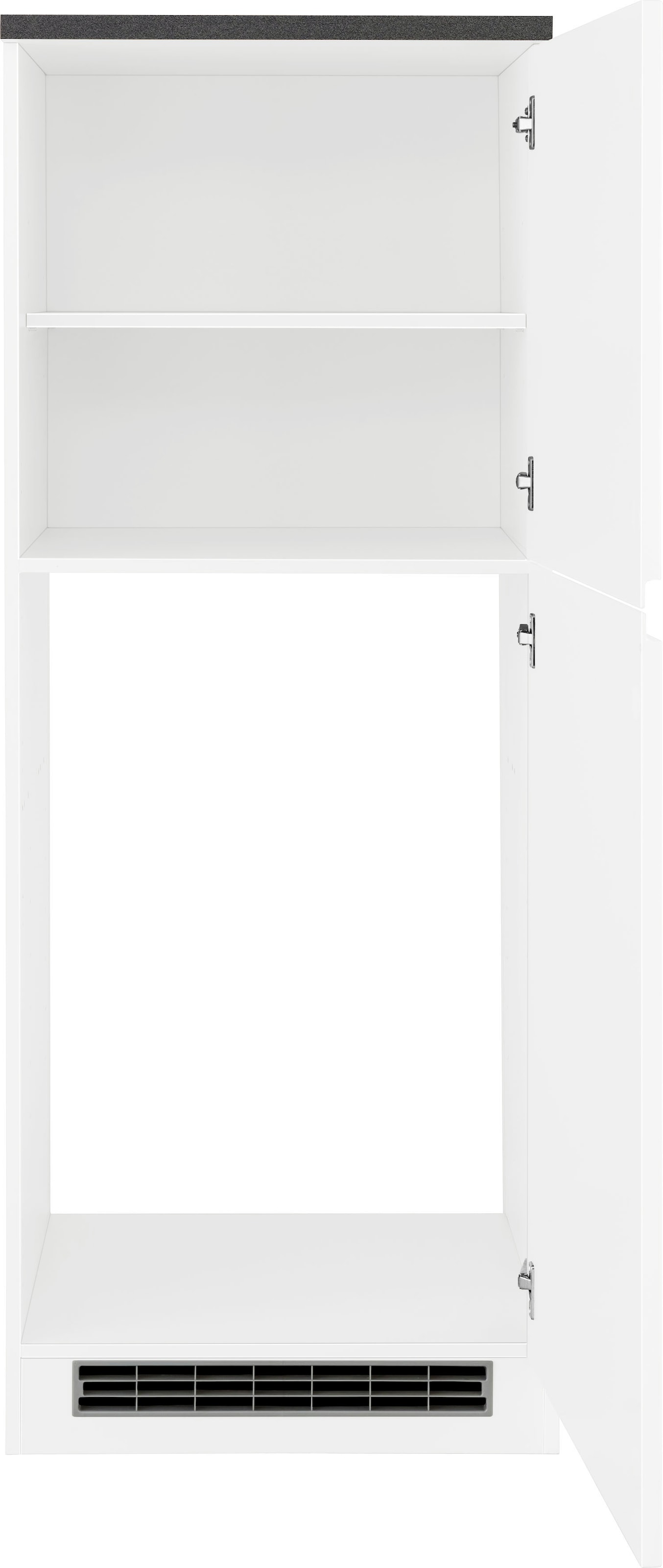 HELD MÖBEL Kühlumbauschrank »Virginia«, 165 cm hoch, 60 cm breit, Nische für Kühlschrank: 56/88/55 cm, 2 Türen