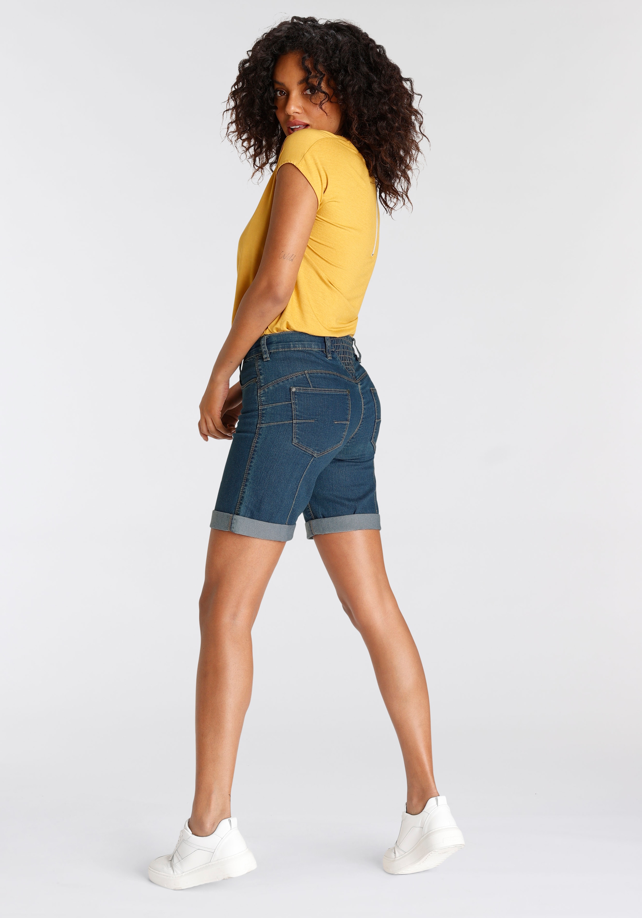 Arizona Jeansbermudas, High Waist