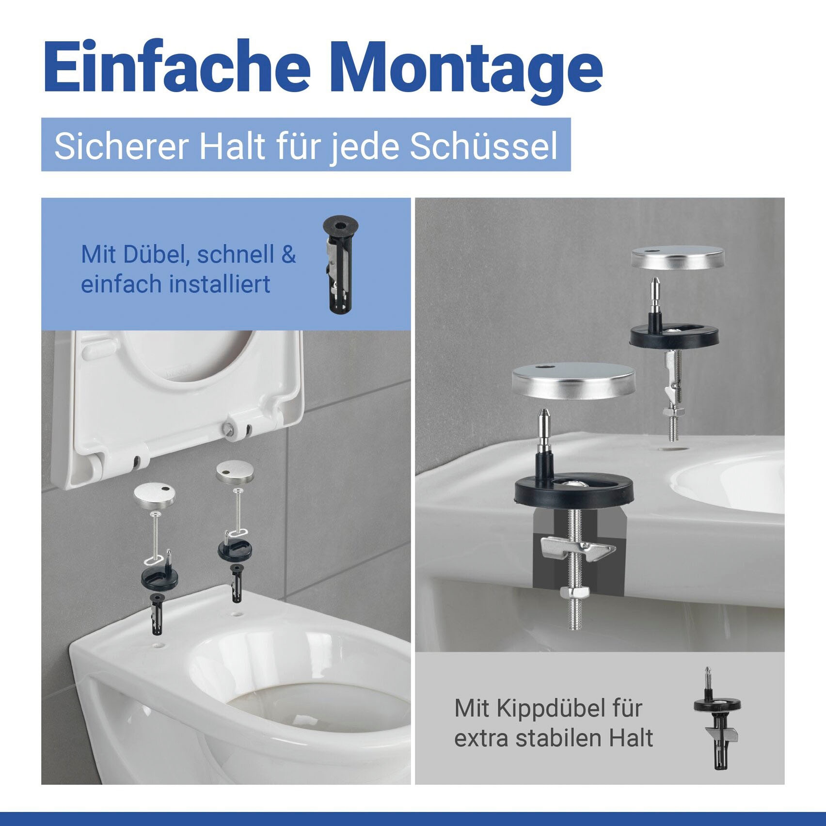 WENKO WC-Sitz »Palma« Mit Absenkautomatik