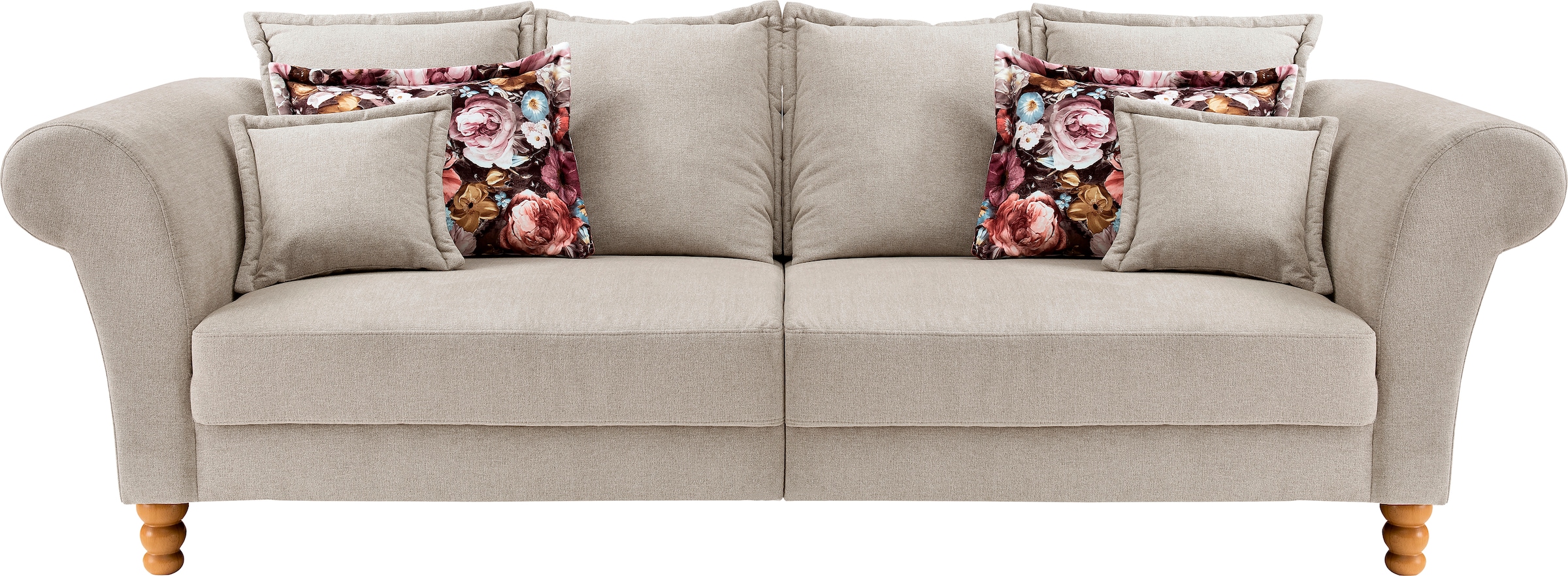 Home affaire Big-Sofa »Tassilo Mega Sofa mit viel Platz, bequem durch Kalts günstig online kaufen