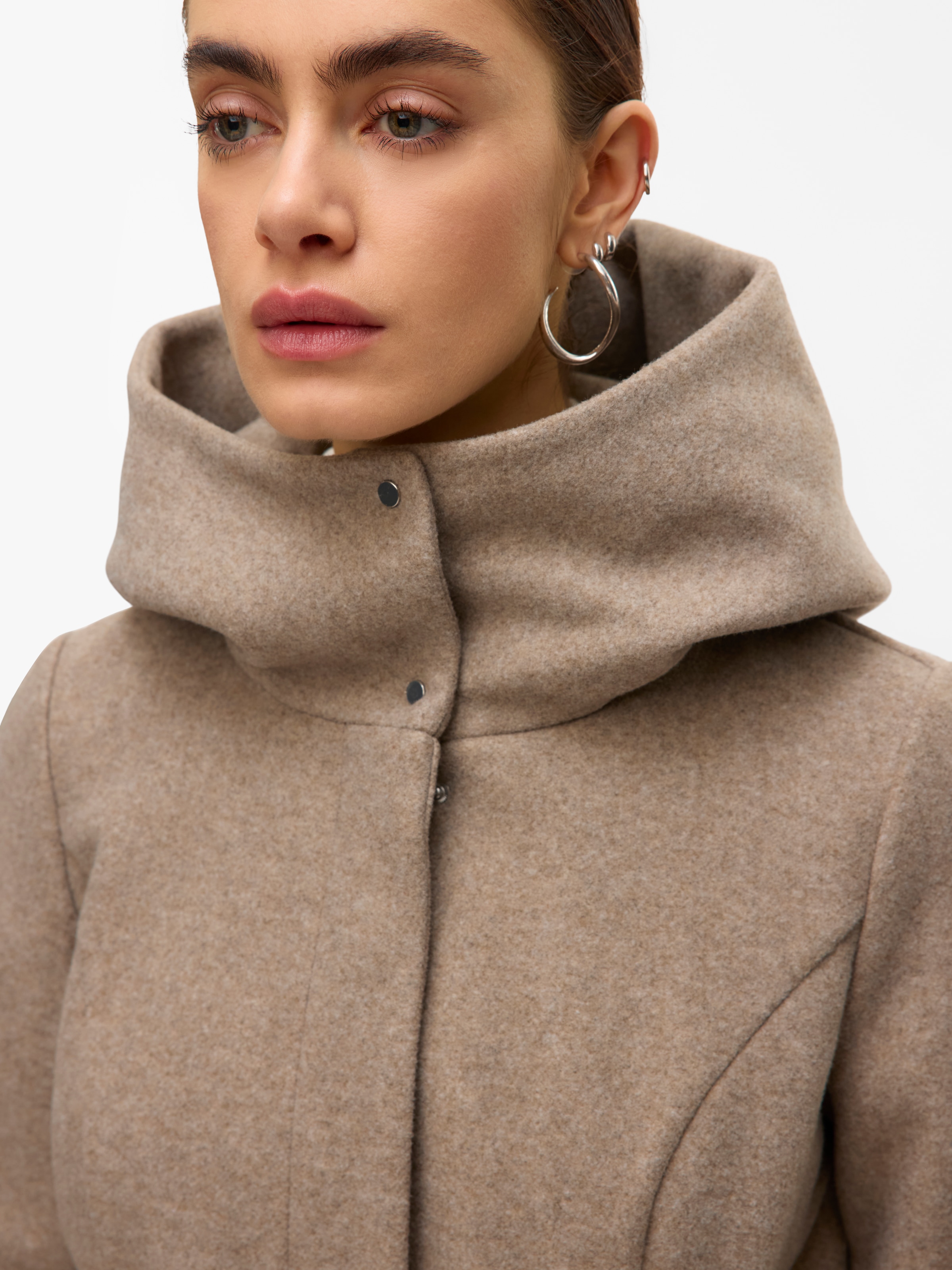 Vero Moda Langjacke »VMPOPLIVA JACKET GA BOO« mit Kapuze