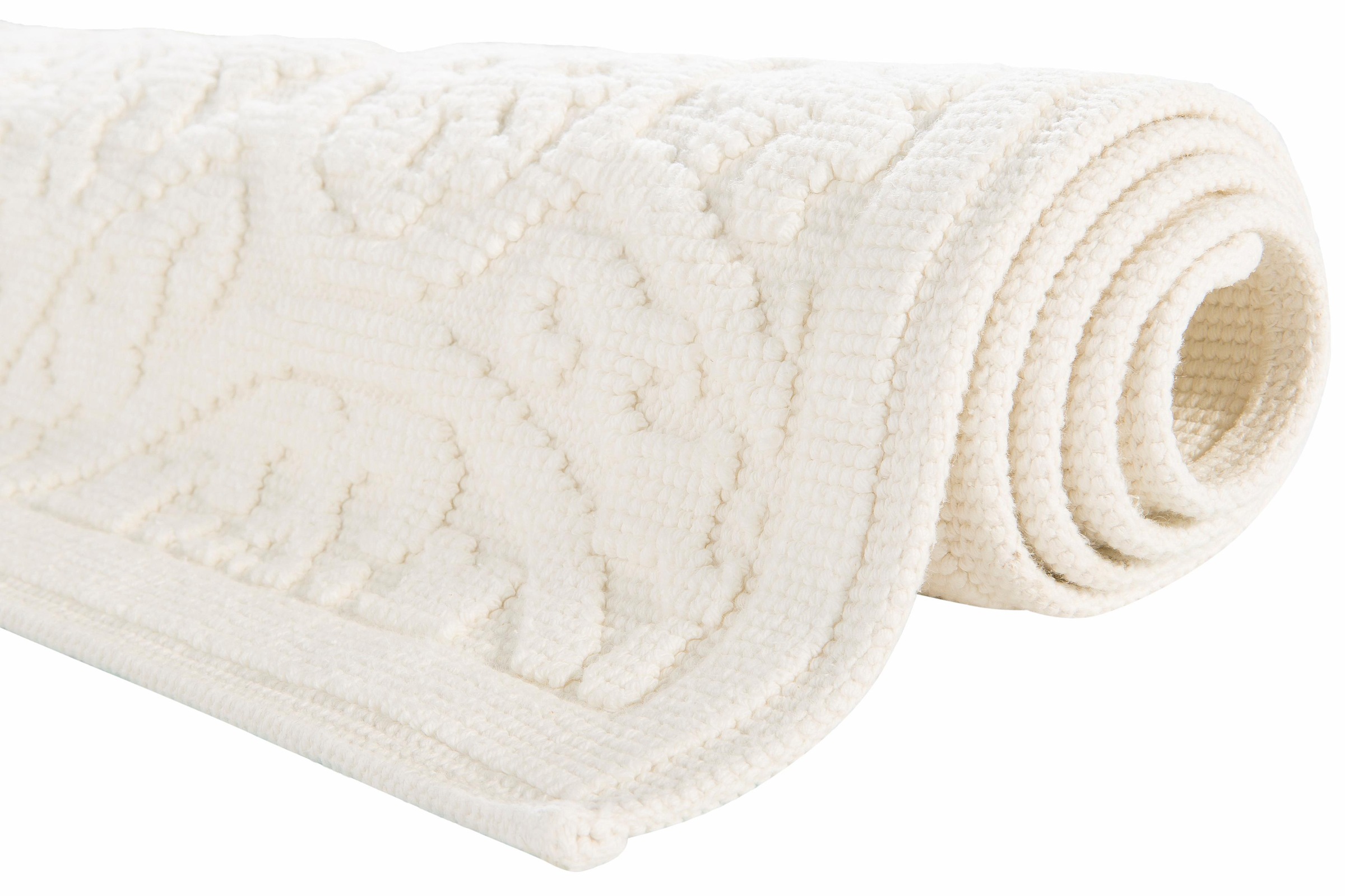 Guido Maria Kretschmer Home&Living Badematte »Garden Pastels«, Höhe 3 mm, fußbodenheizungsgeeignet, Badteppich, Hoch-Tief-Effekte, auch als 2 tlg. Set erhältlich