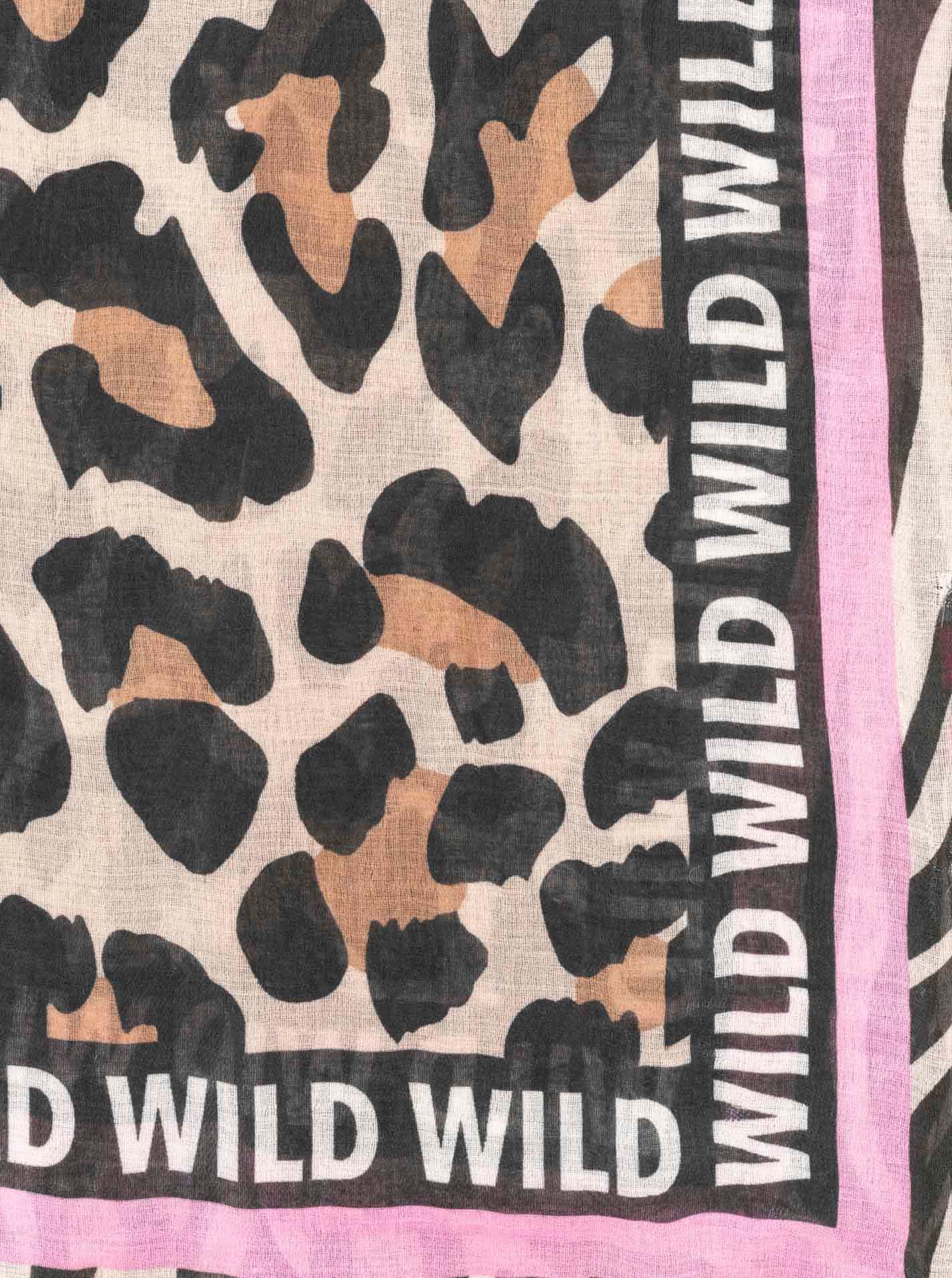 Zwillingsherz Schal »Viskose Mix "Leo Classic"« Schal mit Schriftzug und angesagtem Leomuster