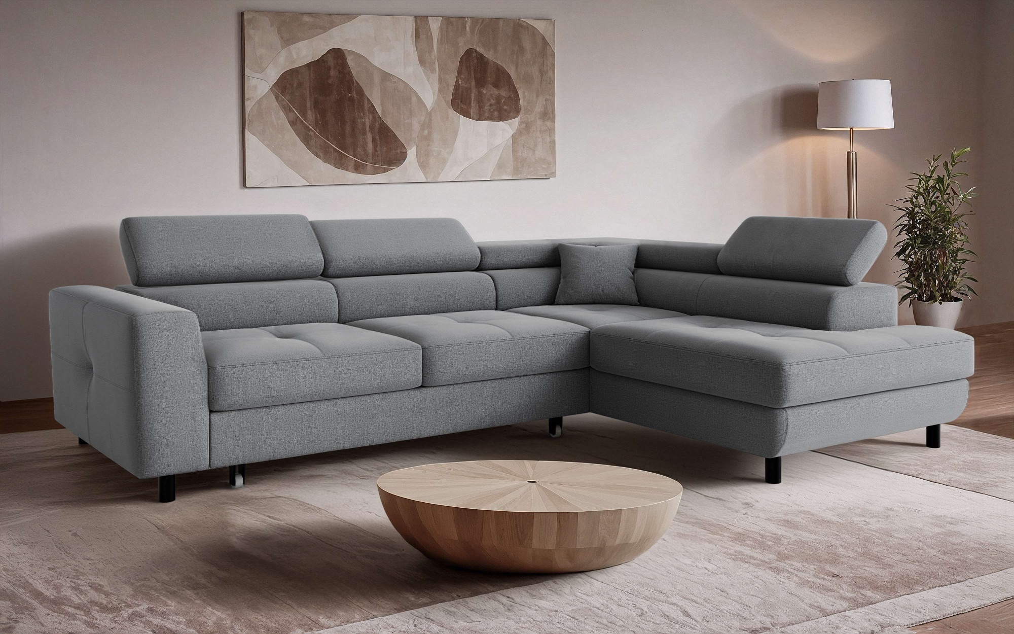 OTTO home Ecksofa »AADEN Schlafsofa 254 cm - OTTO. Verlässliche Qualität.« günstig online kaufen