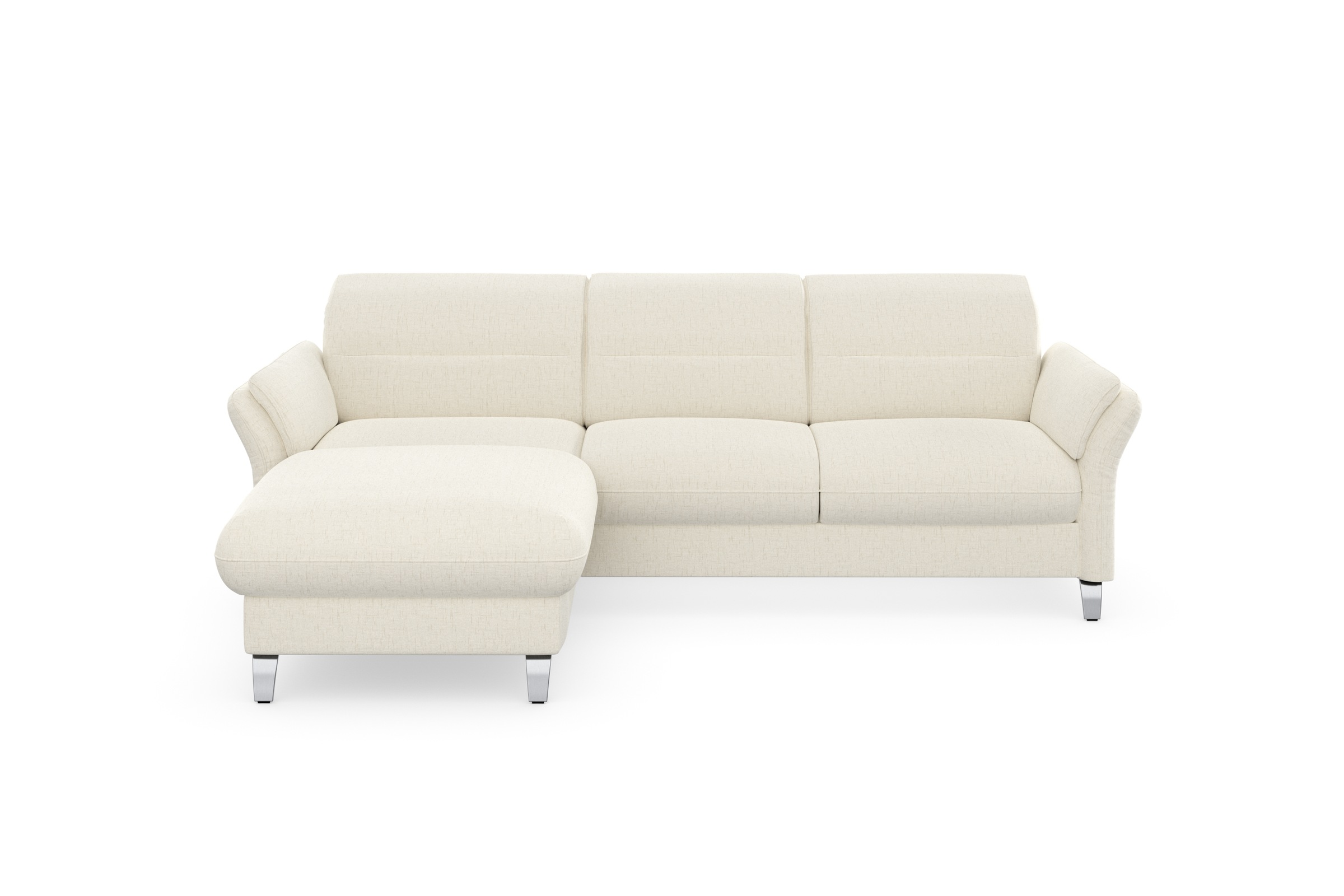 sit&more Ecksofa »Grenoble L-Form mit Federkern« wahlweise mit Bettfunktion günstig online kaufen