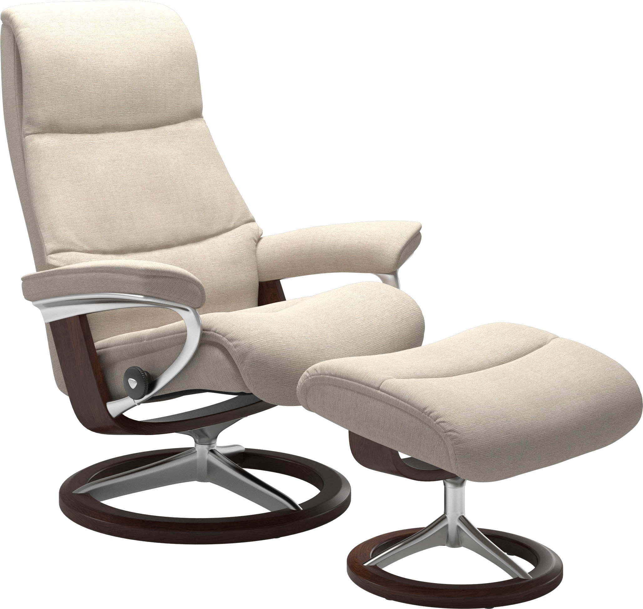 Stressless® Fußhocker »View«, mit Signature Base,Gestell Braun
