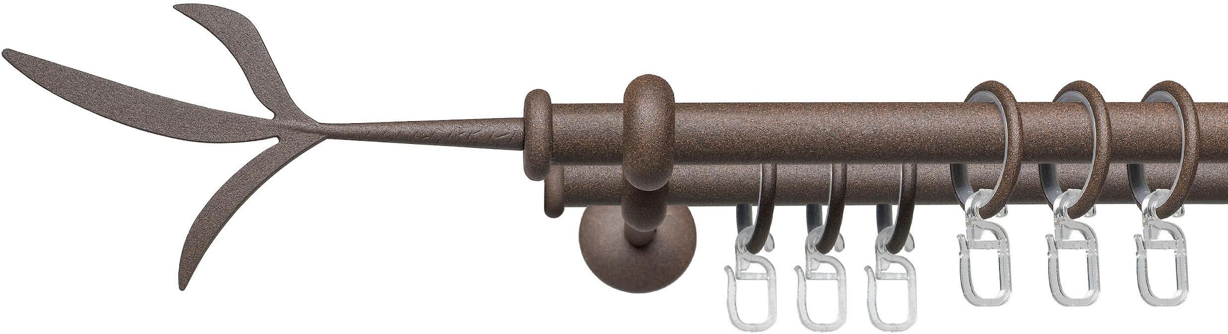 Liedeco Gardinenstange »Esp Zweig« Ø 16 mm 2 läufig-läufig Fixmaß 2-läufig günstig online kaufen