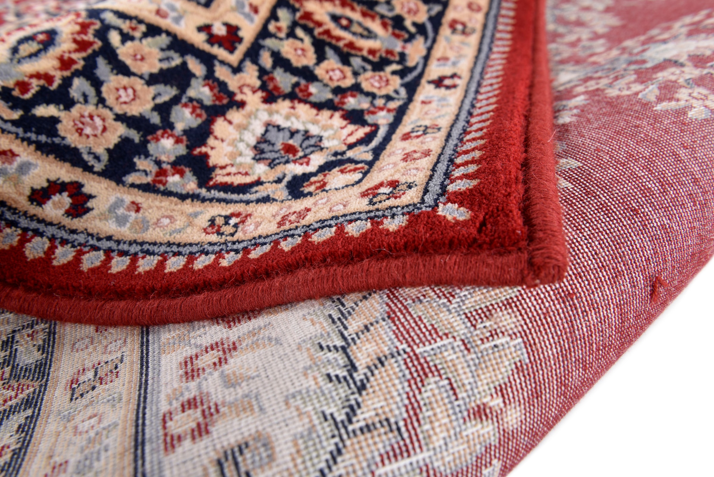 THEKO Wollteppich »Dolna - 809«, rund, 10 mm Höhe, Kurzflor, reine Wolle, Orient-Optik
