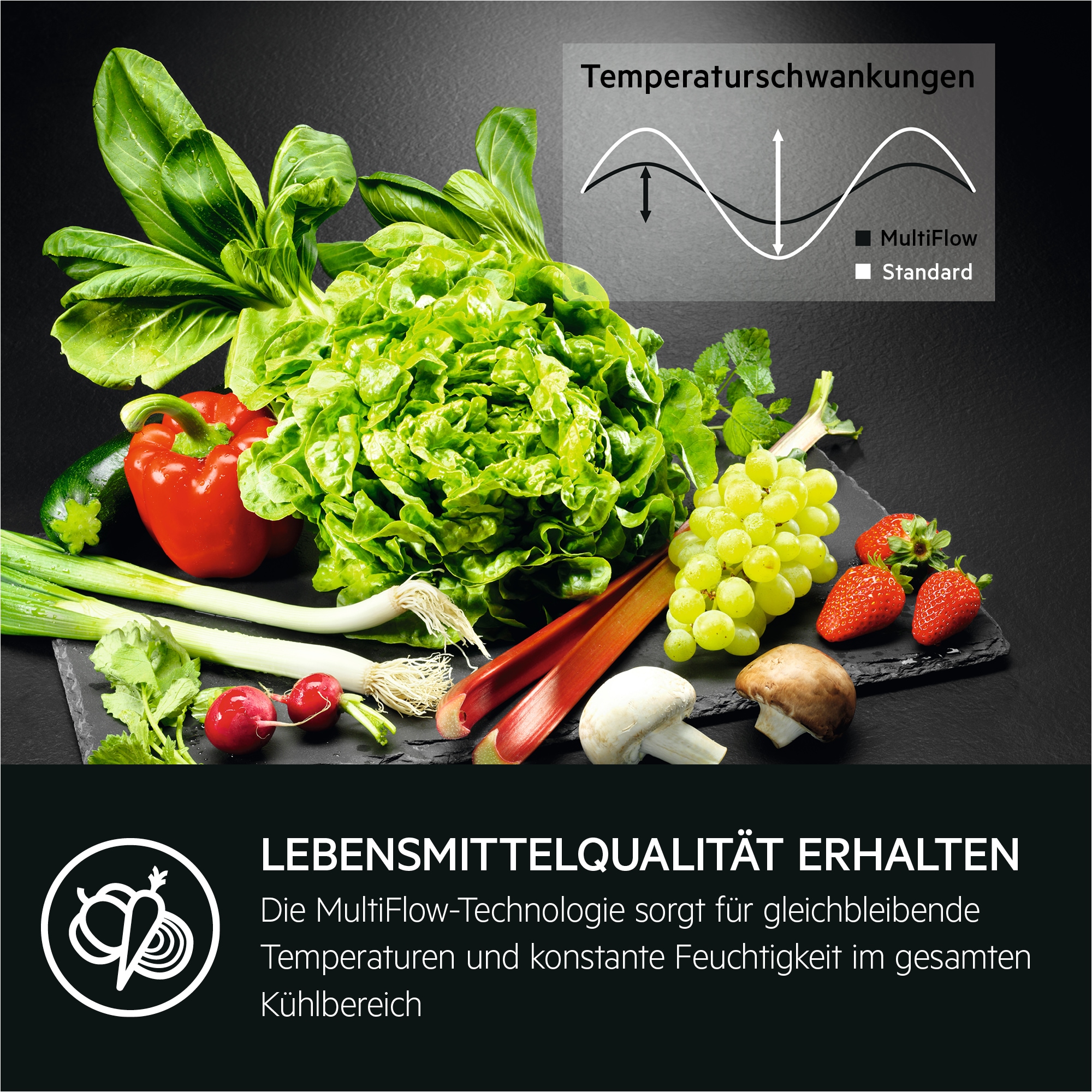 AEG Einbaukühlgefrierkombination 6000 »TSC6M183ES«, TwinTech® No Frost