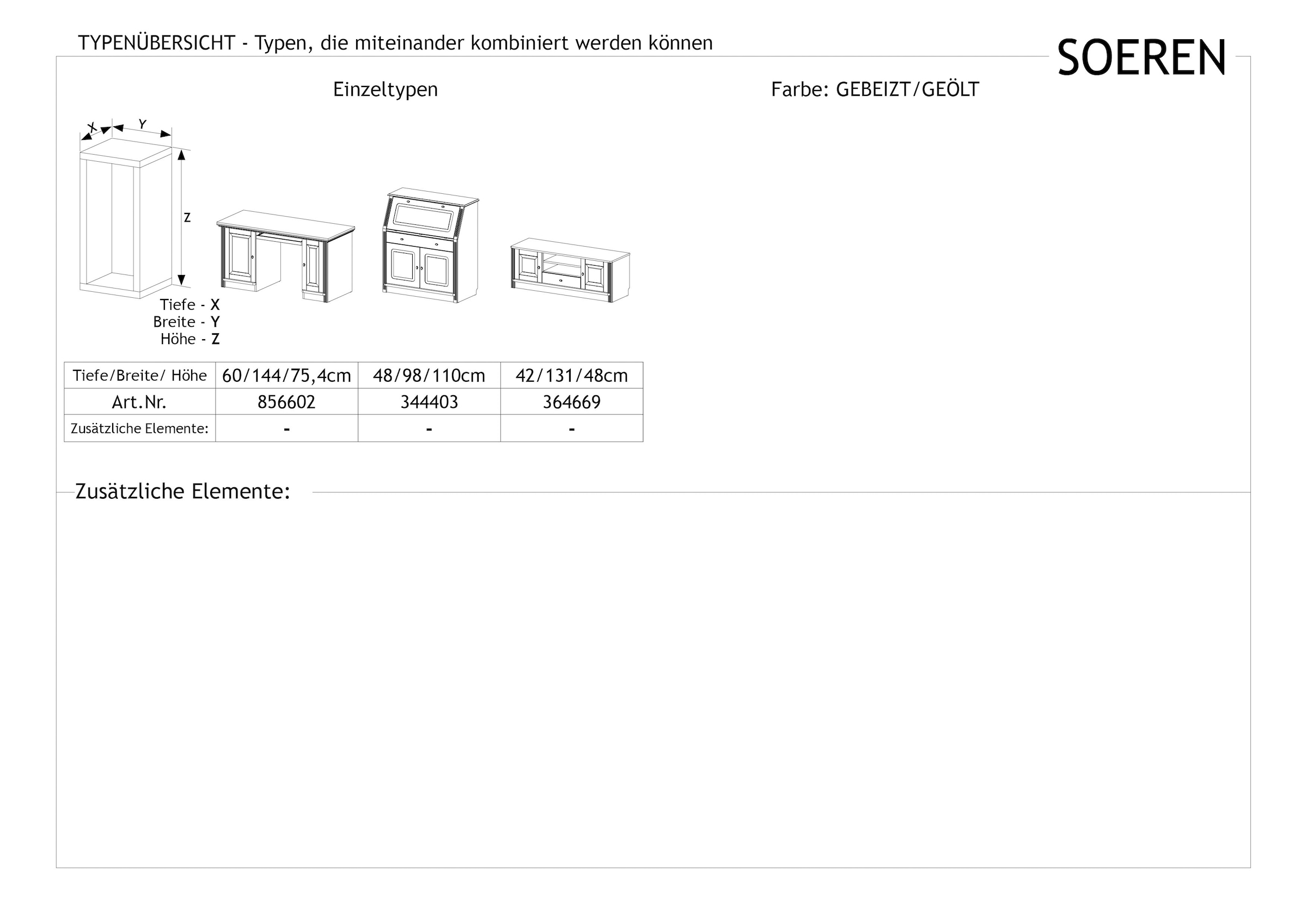 Home affaire Schreibtisch »Soeren«, aus massiver Kiefer, mit Tastaturauszug