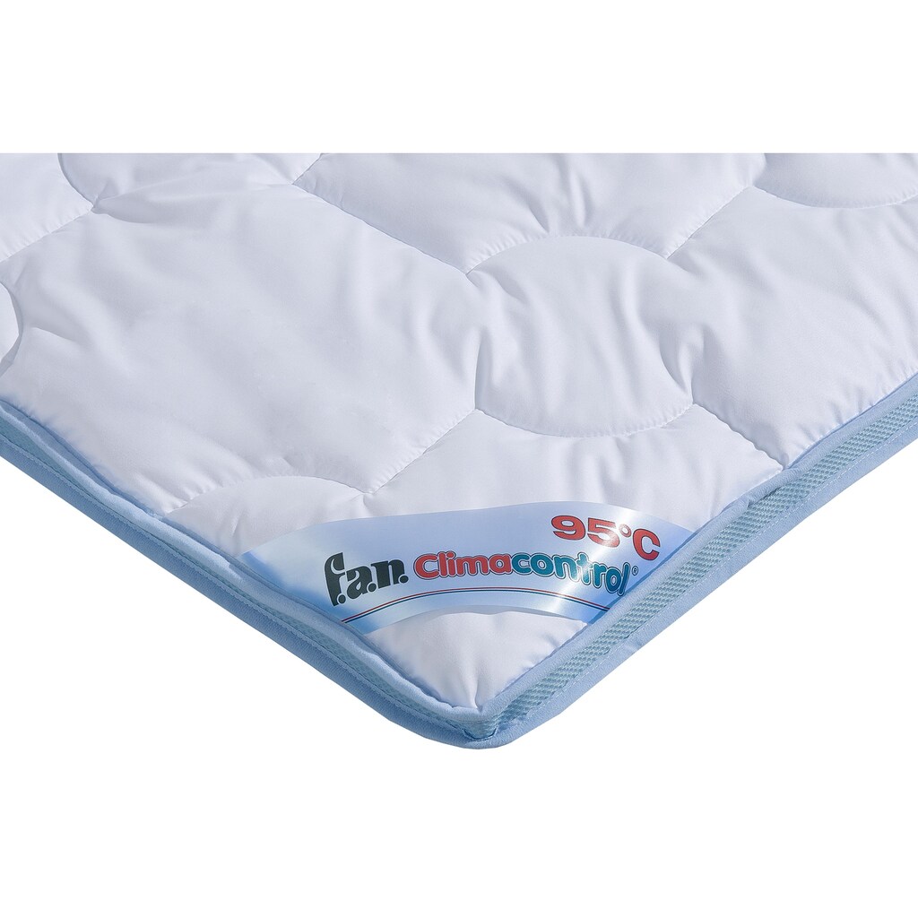 f.a.n. Schlafkomfort Kunstfaserbettdecke »Climacontrol® Baumwolle«, warm, Bezug 100% Baumwolle, (1 St.)
