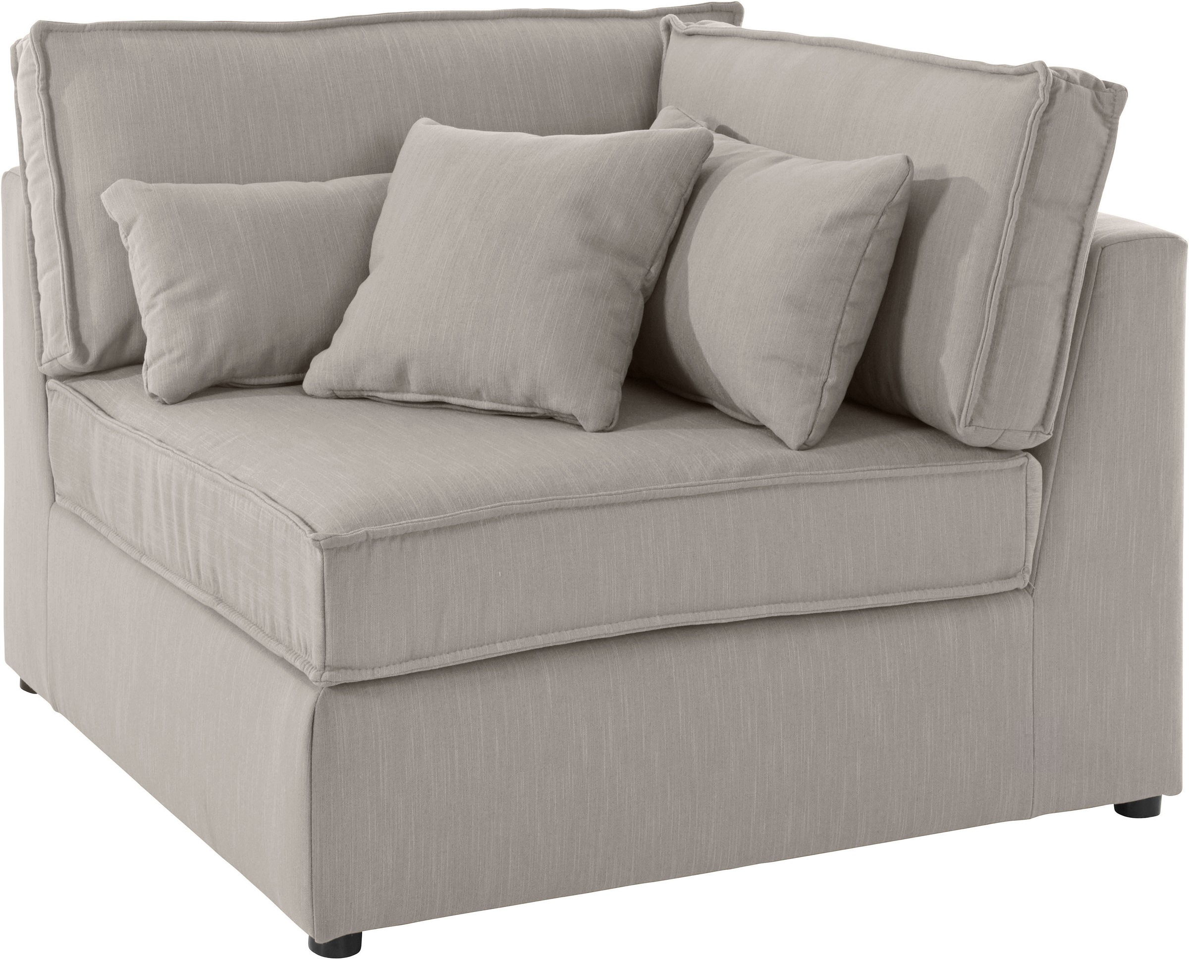 OTTO home Sofa-Eckelement »Florid« Teil eines Modulsofas, fester Sitzkomfor günstig online kaufen