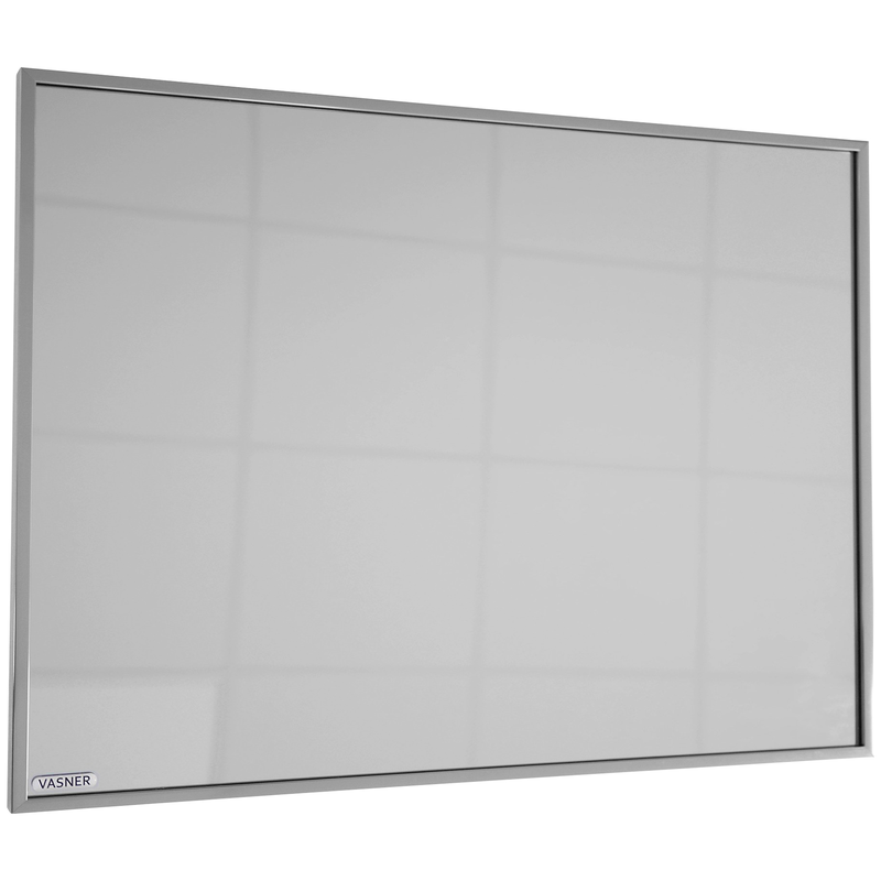 VASNER Infrarotheizung »Zipris S« Glas/Titan, 600 W, 110x60 cm silberfarben/grau
