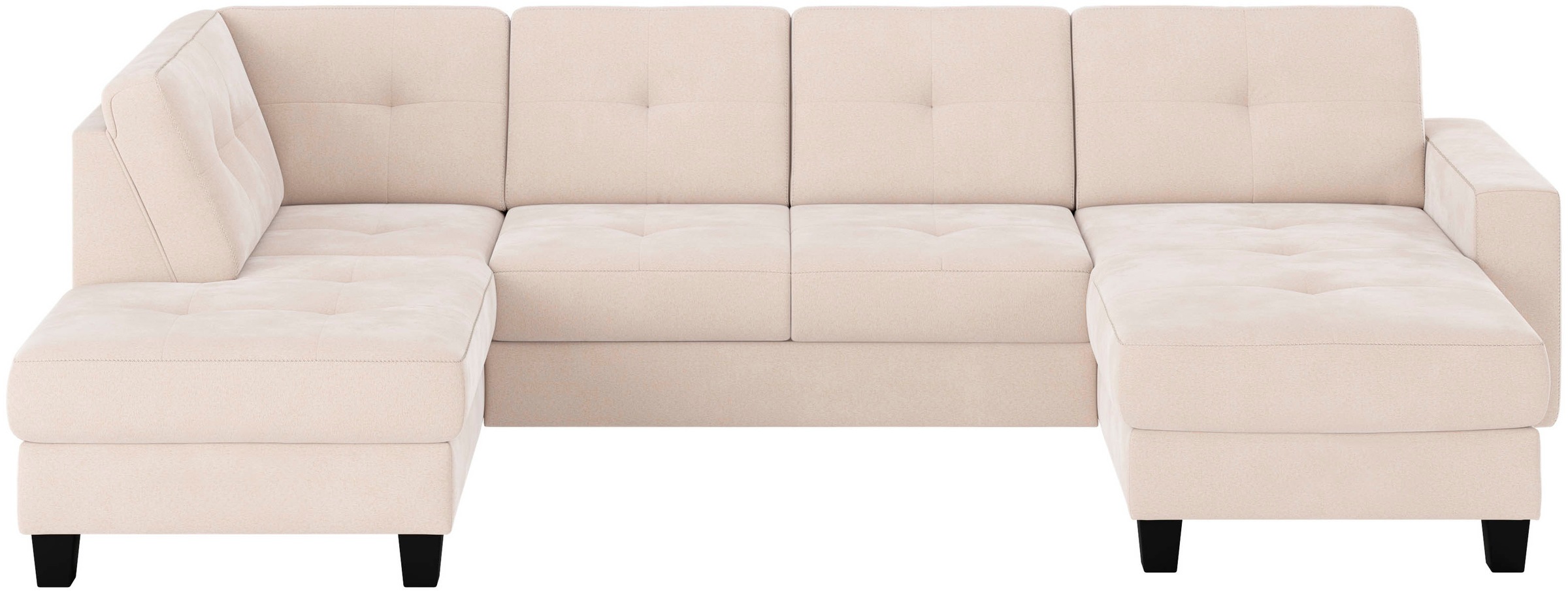 Places of Style Wohnlandschaft »Varese«, Kreuznaht in beige günstig online kaufen