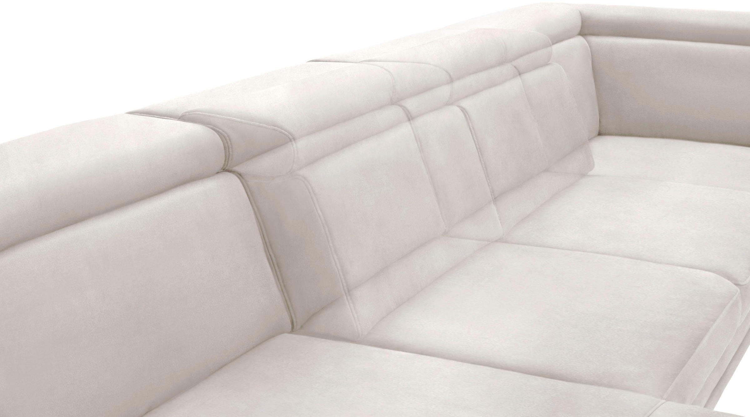 sit&more Wohnlandschaft »Scorpio U-Form«, inklusive Sitztiefenverstellung, mit Kopf- und Armteilverstellung