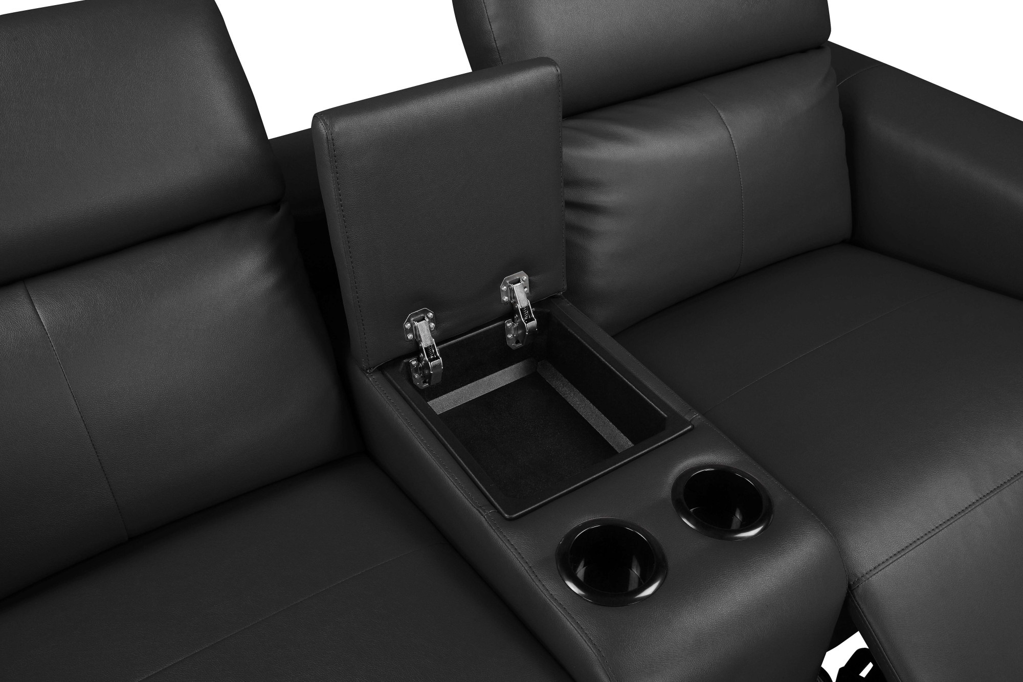 Places of Style 2-Sitzer »Lund, 2er-Kinosofa, TV-Sessel, Multimedia-Sofa, USB-A,«, m. elektrischer o. manueller Relaxfunktion, Getränkehalter u. Staufach