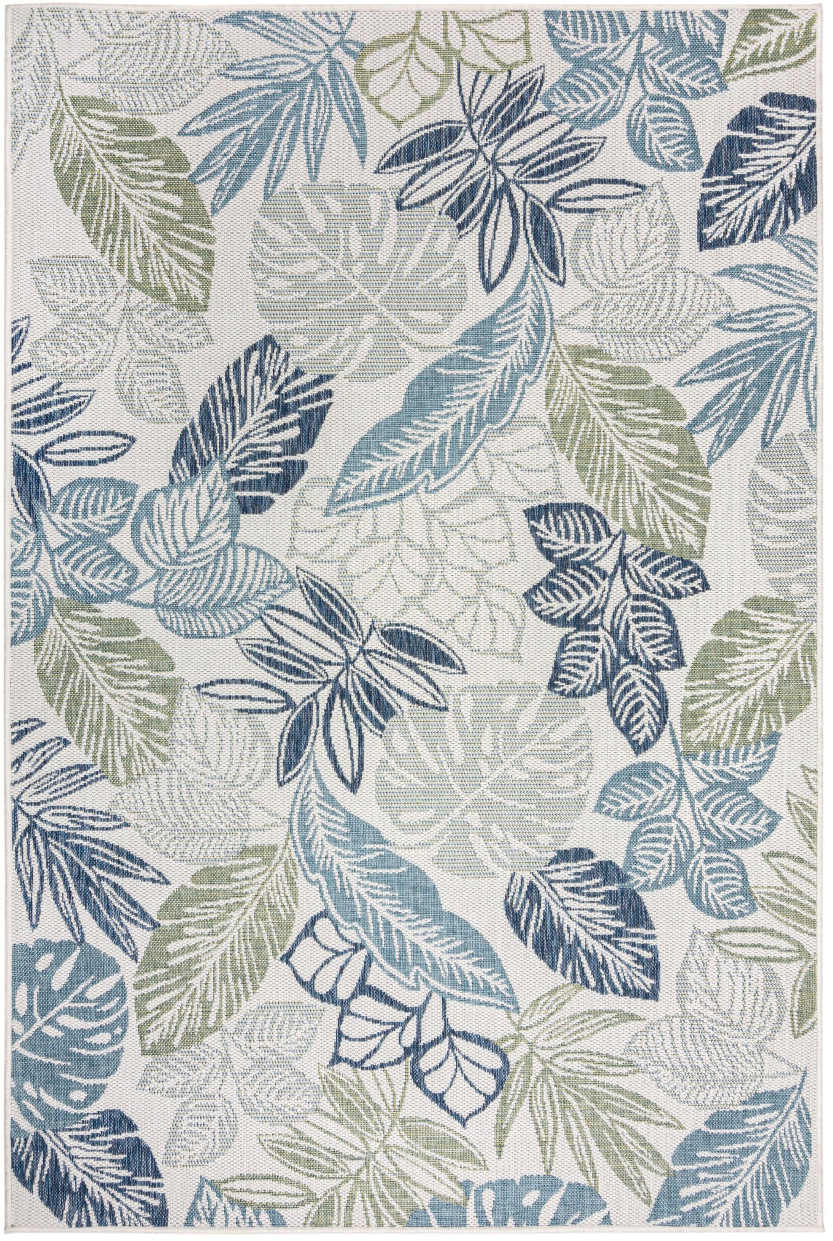 FLAIR RUGS Teppich »Bella Leaf«, rechteckig, 4 mm Höhe, Bella Leaf Indoor O günstig online kaufen