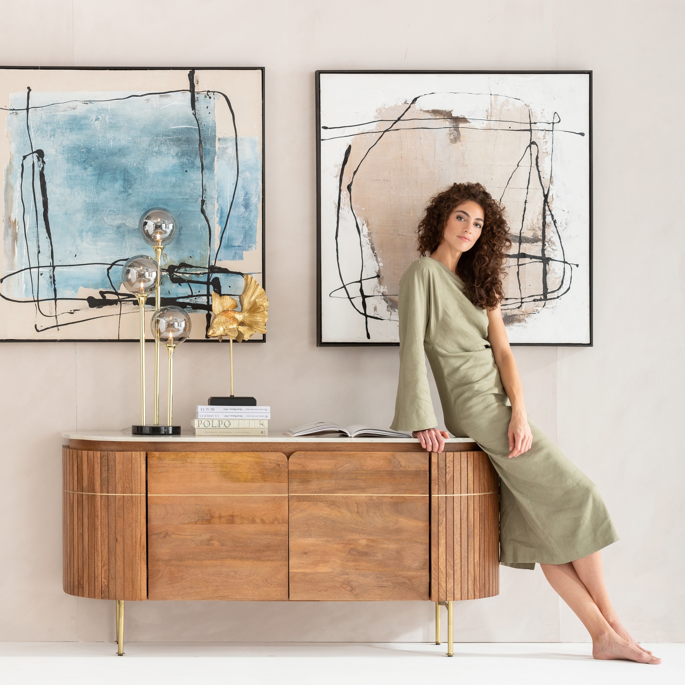 Kare Design Bild mit Rahmen »Gerahmtes Bild Dust Blau« günstig online kaufen