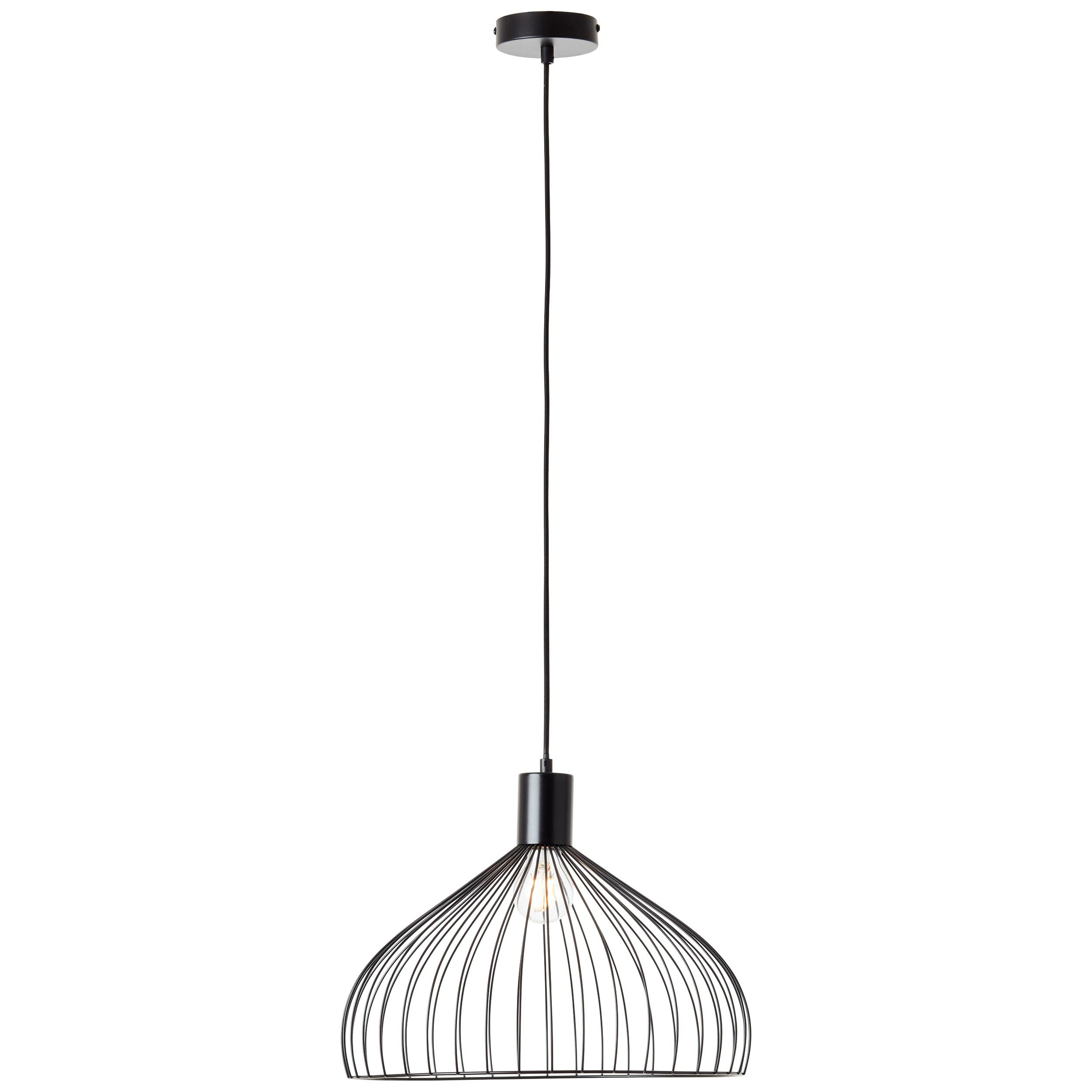 Brilliant Pendelleuchte »Blacky«, 1 flammig, Leuchtmittel E27   ohne Leucht günstig online kaufen