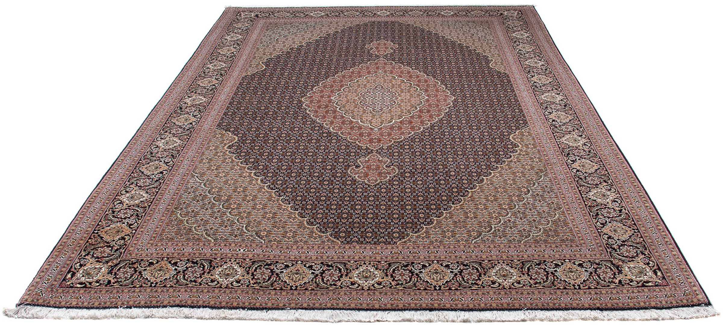 morgenland Orientteppich »Perser - Täbriz - 294 x 208 cm - dunkelbraun«, re günstig online kaufen