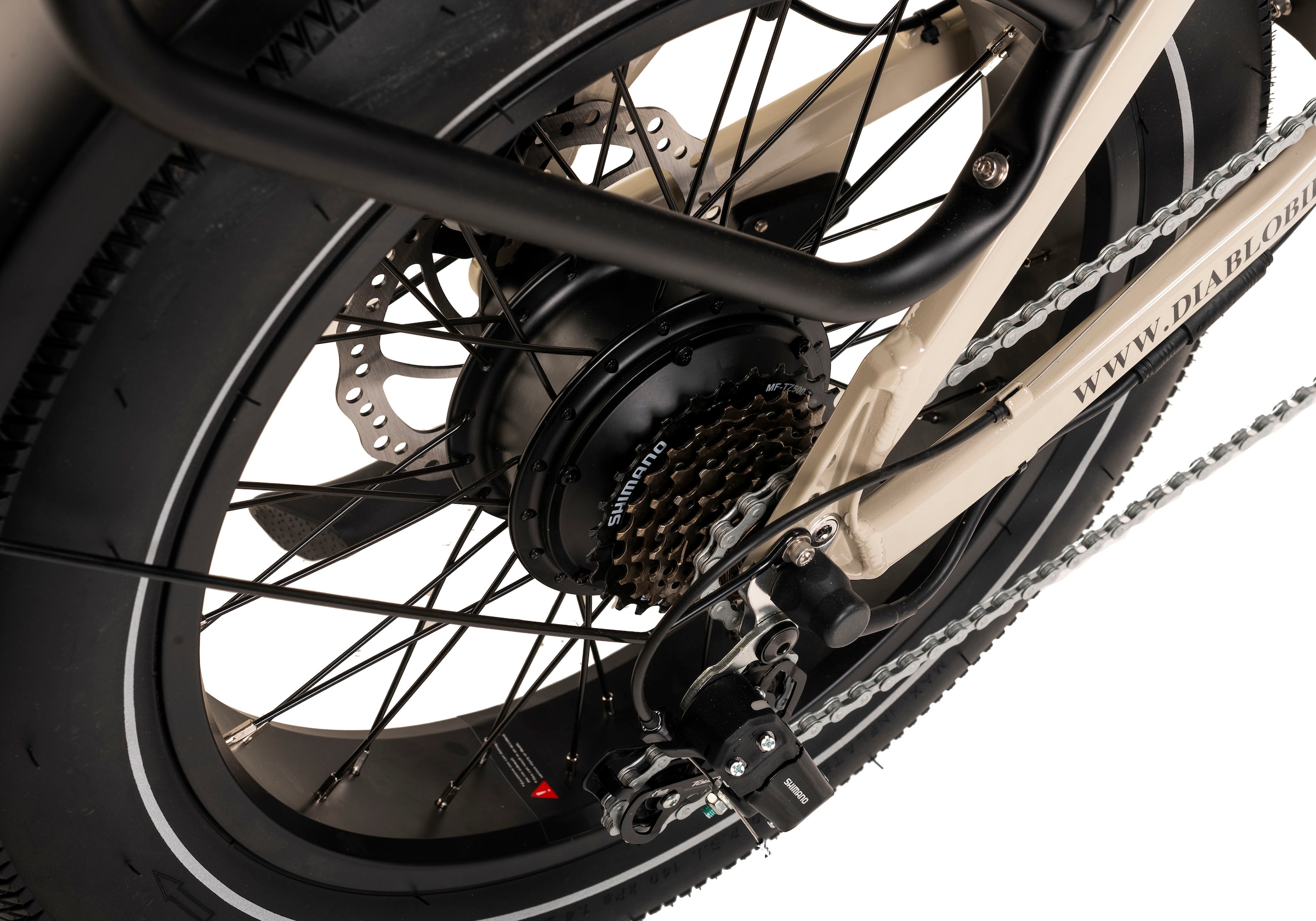 DIABLO BIKES E-Bike »Storm«, 7 Gang, Shimano, Tourney, Heckmotor 250 W, Pedelec, Elektrofahrrad für Damen u. Herren