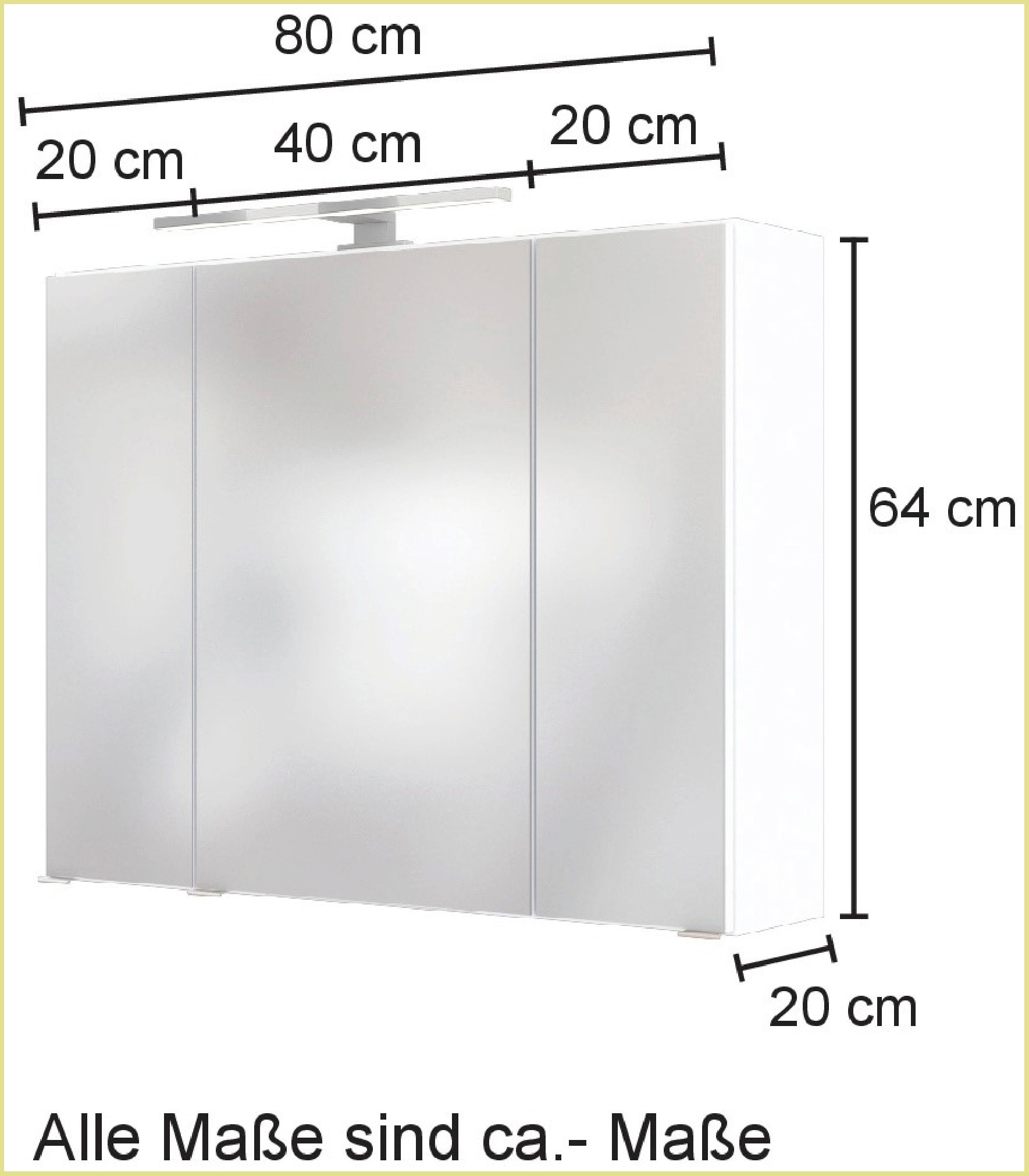 HELD MÖBEL Badezimmer-Set 160 4 und Midischrank cm (Set, Breite »Kaunas«, online Waschtisch-Set Seitenschrank, St.), kaufen mit