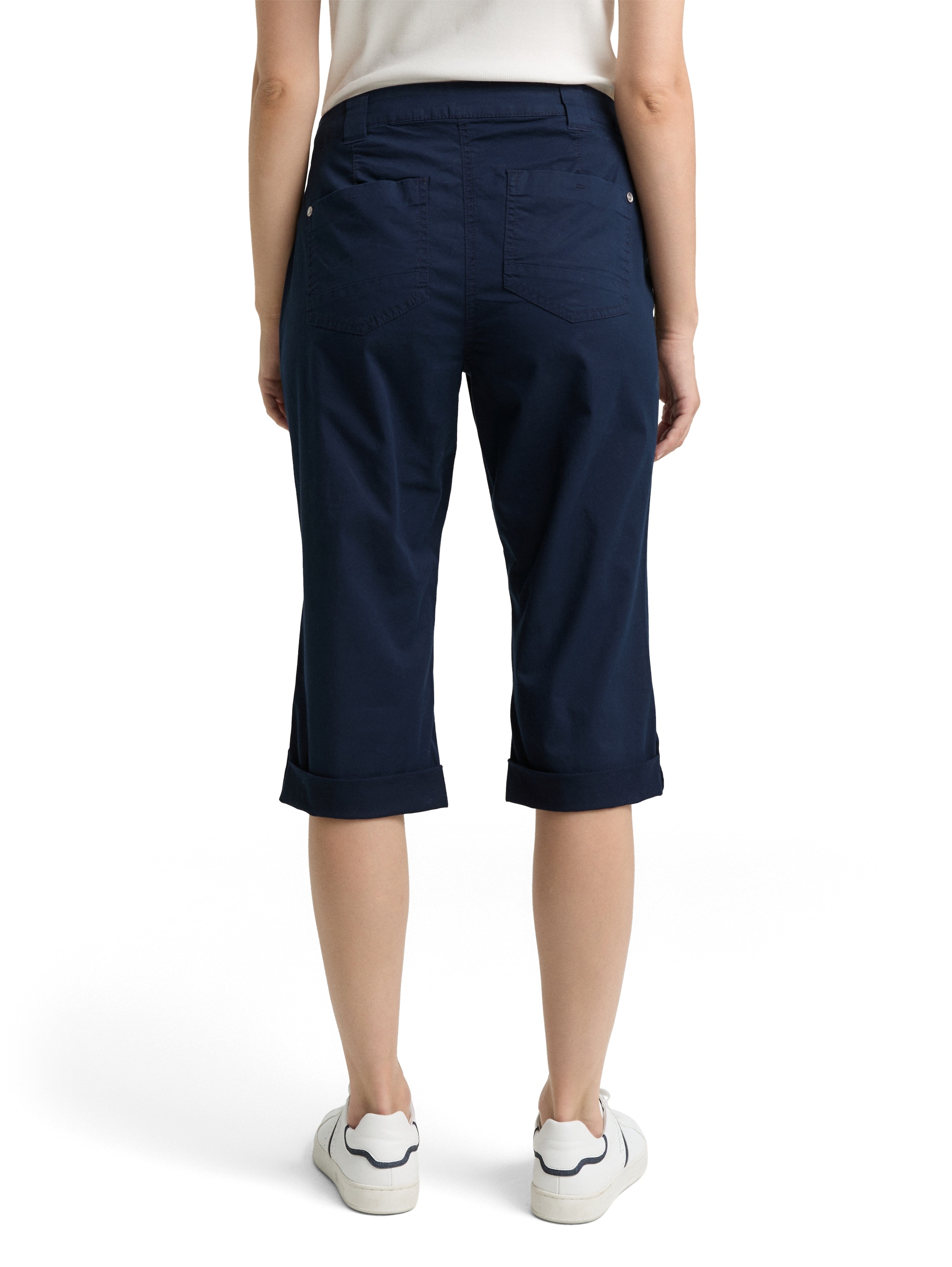 TOM TAILOR Caprihose, mit Streifen Muster