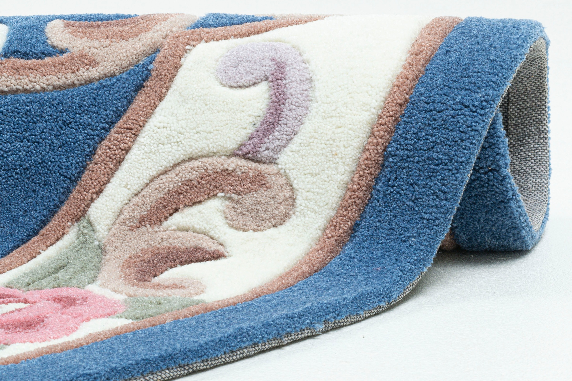 THEKO Teppich »Ming«, rund, 14 mm Höhe, hochwertiges Acrylgarn, ideal im Wohnzimmer & Schlafzimmer