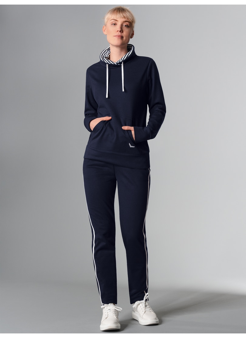 Trigema Jogginganzug »TRIGEMA Homewear Set im maritimen Look«, (1 tlg.)