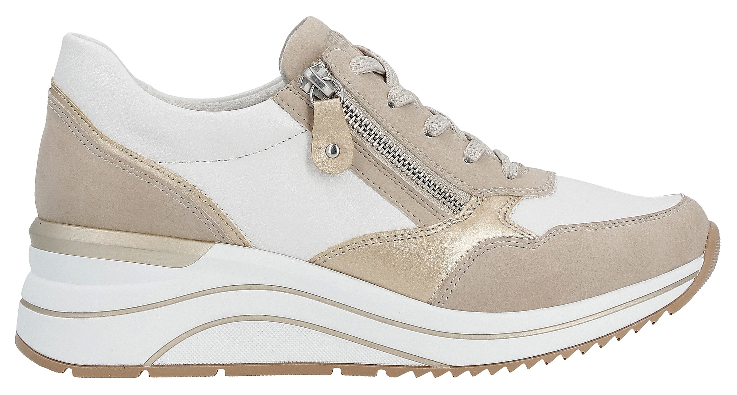 Remonte Keilsneaker  , Freizeitschuh, Halbschuh, Schnürschuh, vegane Verarbeitung