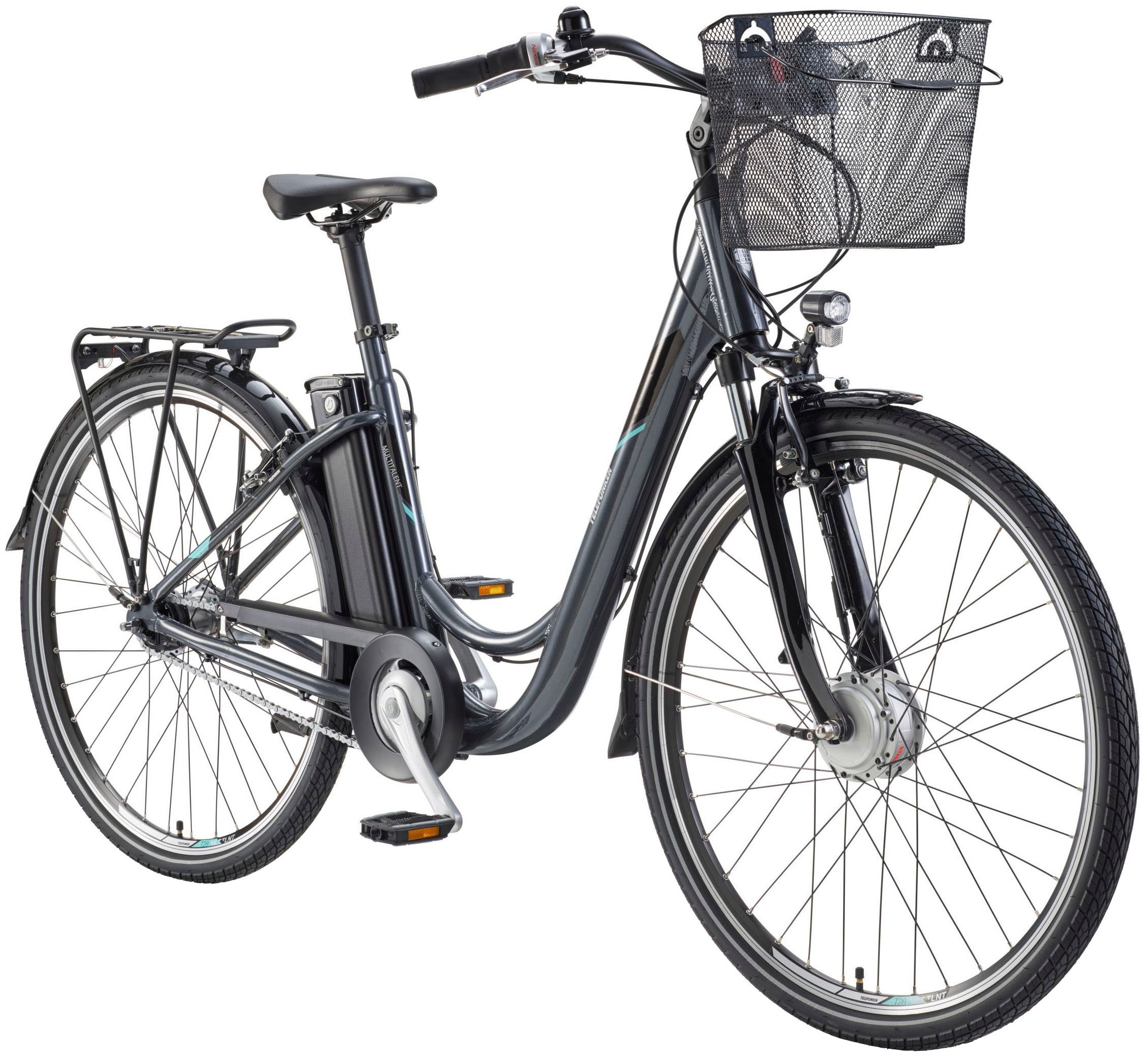 Telefunken E-Bike »Multitalent RC840«, 7 Gang, Shimano, Nexus, Frontmotor 250 W, Pedelec, Elektrofahrrad für Damen u. Herren