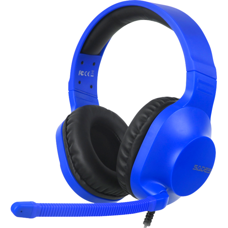 SADES Gaming-Headset »Spirits SA-721 kabelgebunden« blau Das verstellbares Kopfband und leichte Gewicht bietet hervorragenden Tragekomfort