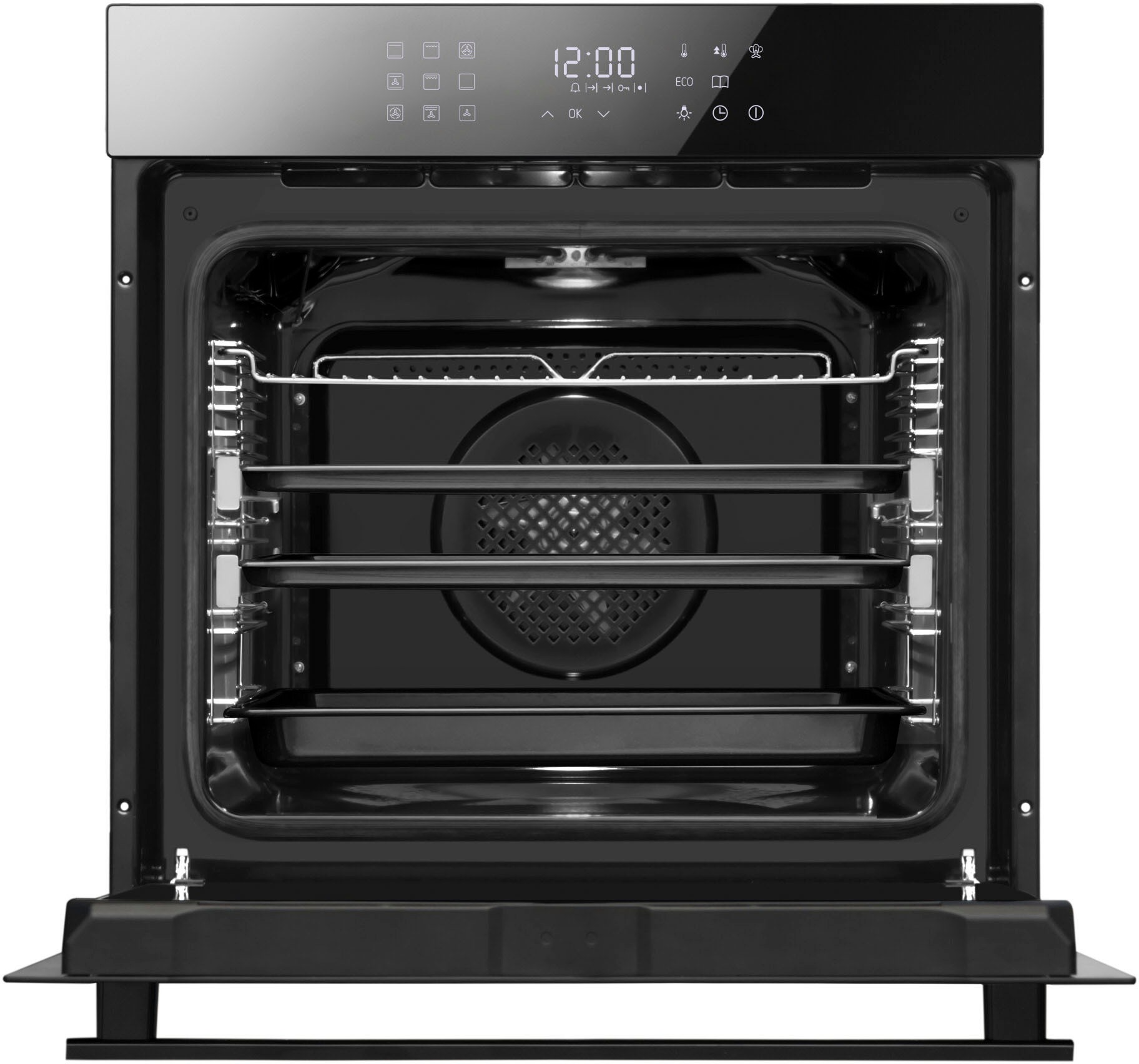 Amica Einbaubackofen  »EBX 944 670 S«, mit 2-fach-Teleskopauszug, Steam Clean