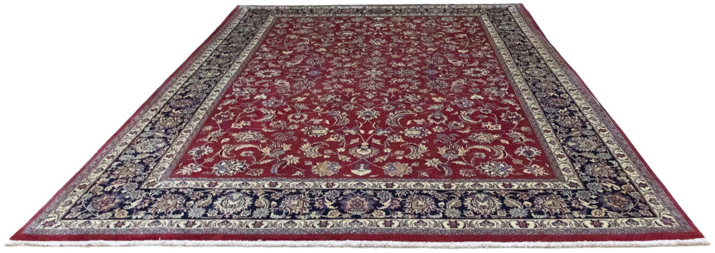 morgenland Wollteppich »Maschad Durchgemustert Rosso scuro 348 x 242 cm«, r günstig online kaufen