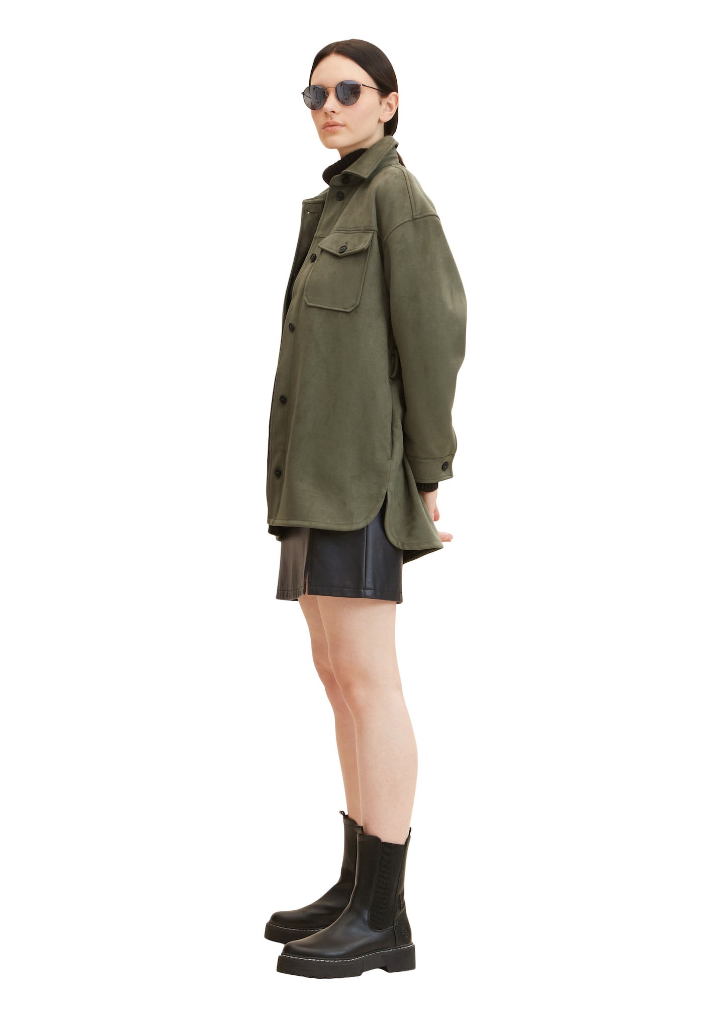 8. Bild von TOM TAILOR Denim Lederimitatrock