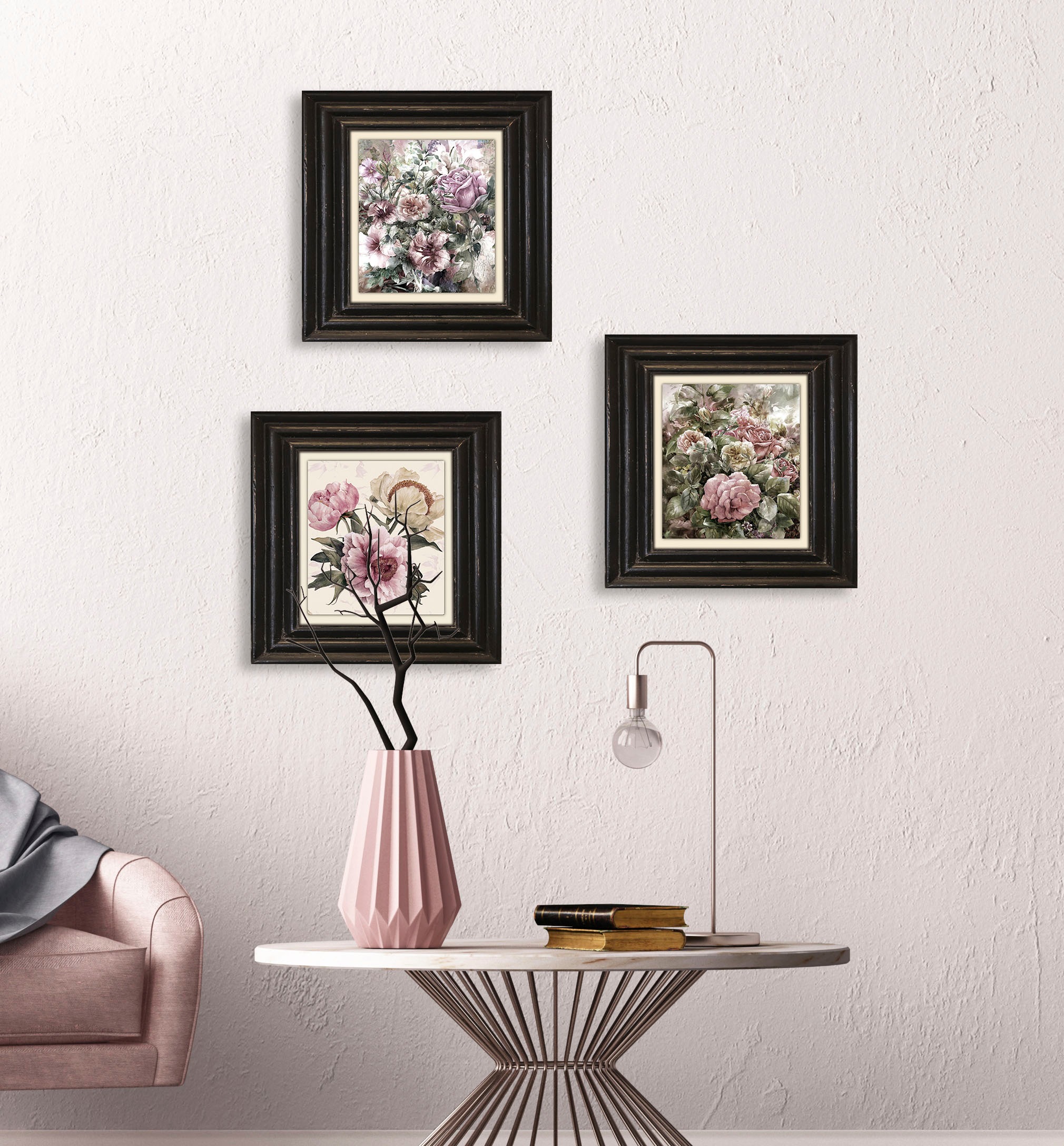 queence Leinwandbild »Blumen«, Kunst-Blumen-Blumenbilder-Stillleben-Garten- günstig online kaufen