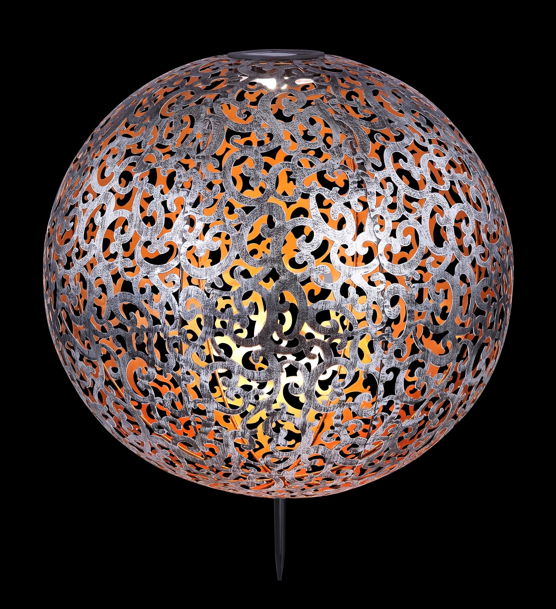 GLOBO LIGHTING LED Solarleuchte »SOLAR«, 1 flammig, Leuchtmittel LED-Modul | LED fest integriert, Solarlampe für Garten, Toller Lichteffekt, Solarkugel mit Erdspieß
