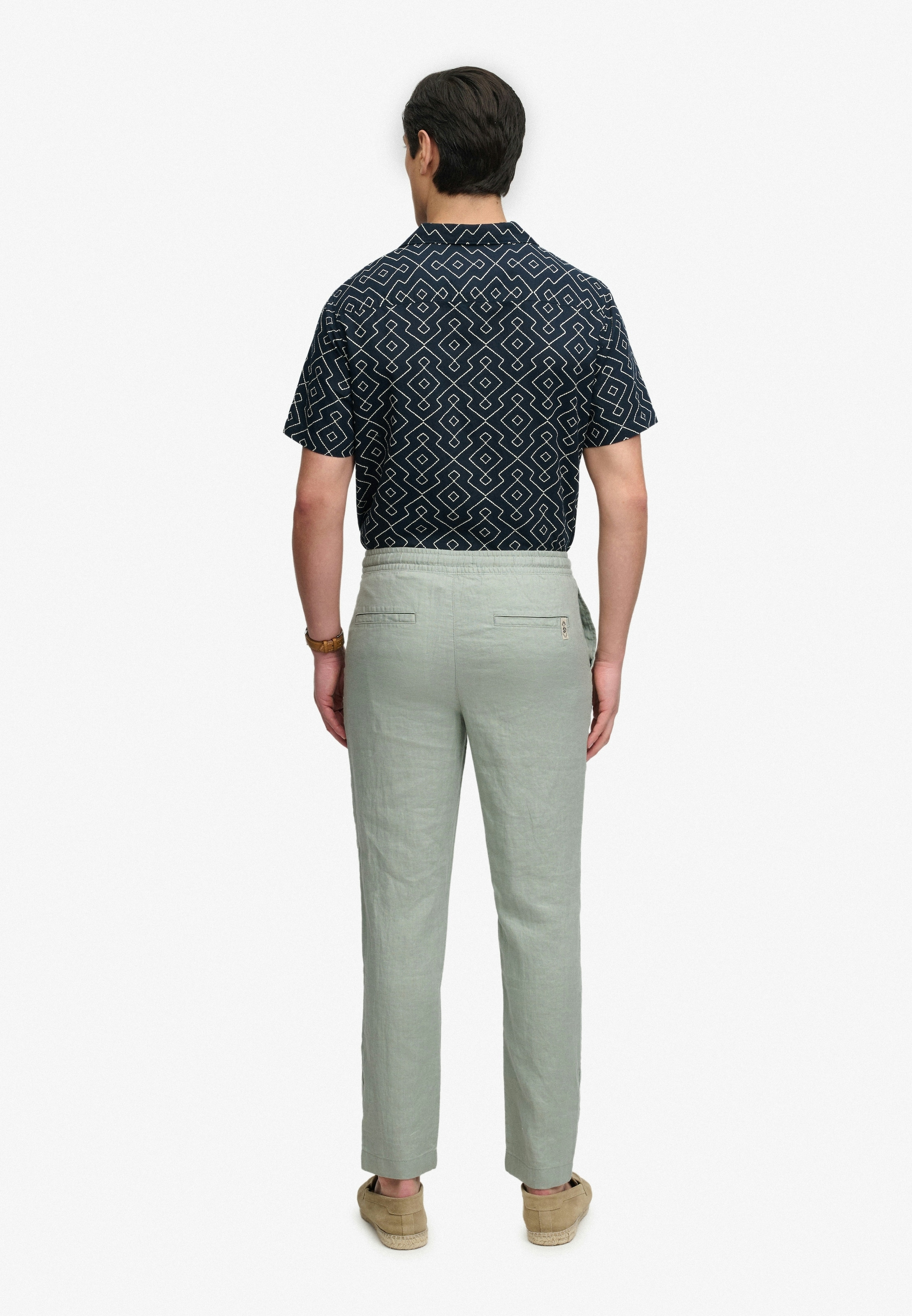 Superdry Leinenhose »MERCHANT LINEN PANT«