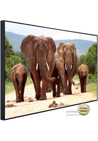 Papermoon Infrarotheizung »Afrikanische Elefantenherde«, sehr angenehme Strahlungswärme kaufen