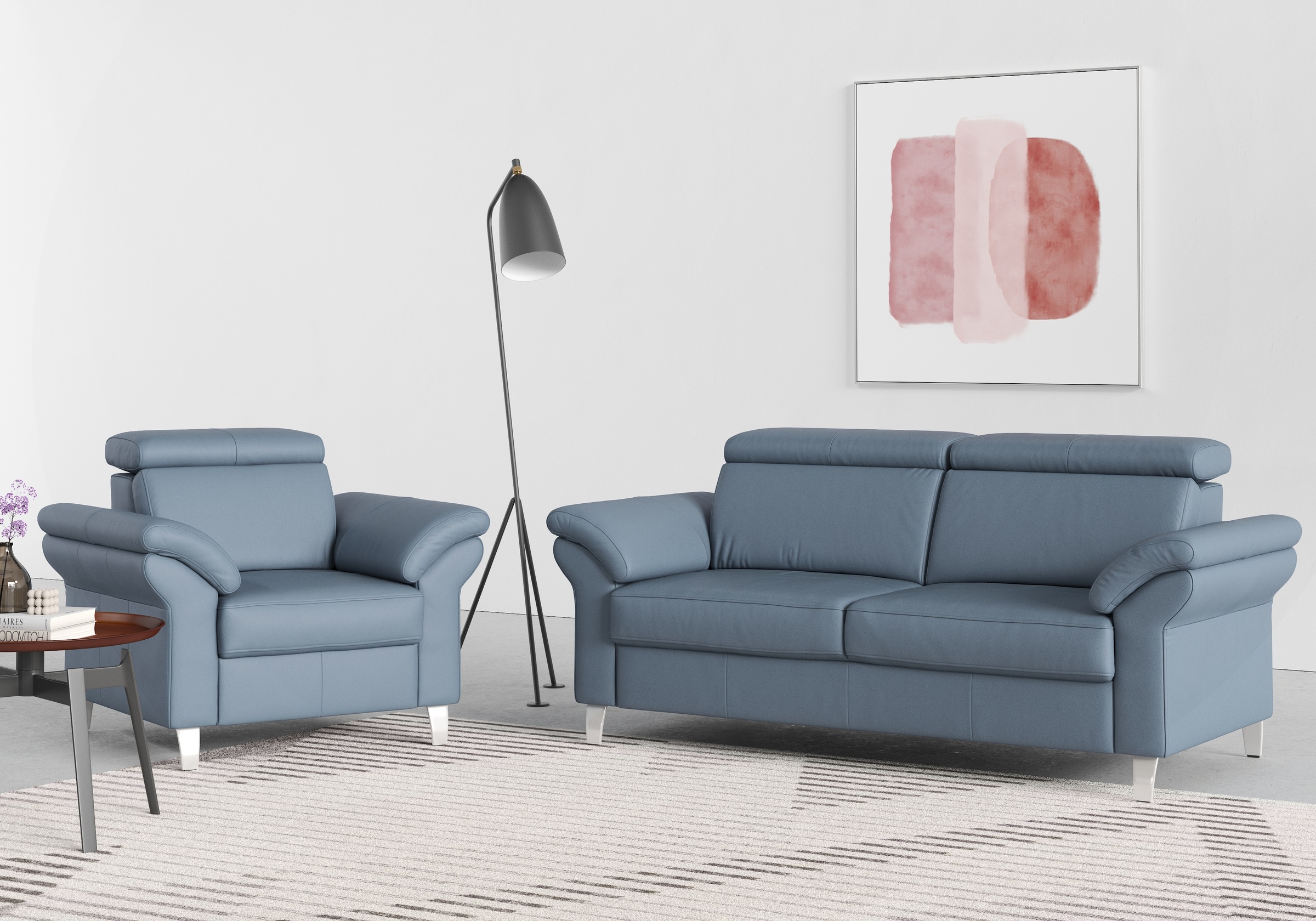 sit&more 2,5-Sitzer »Arngast«, inklusive Federkern und Kopfteilverstellung
