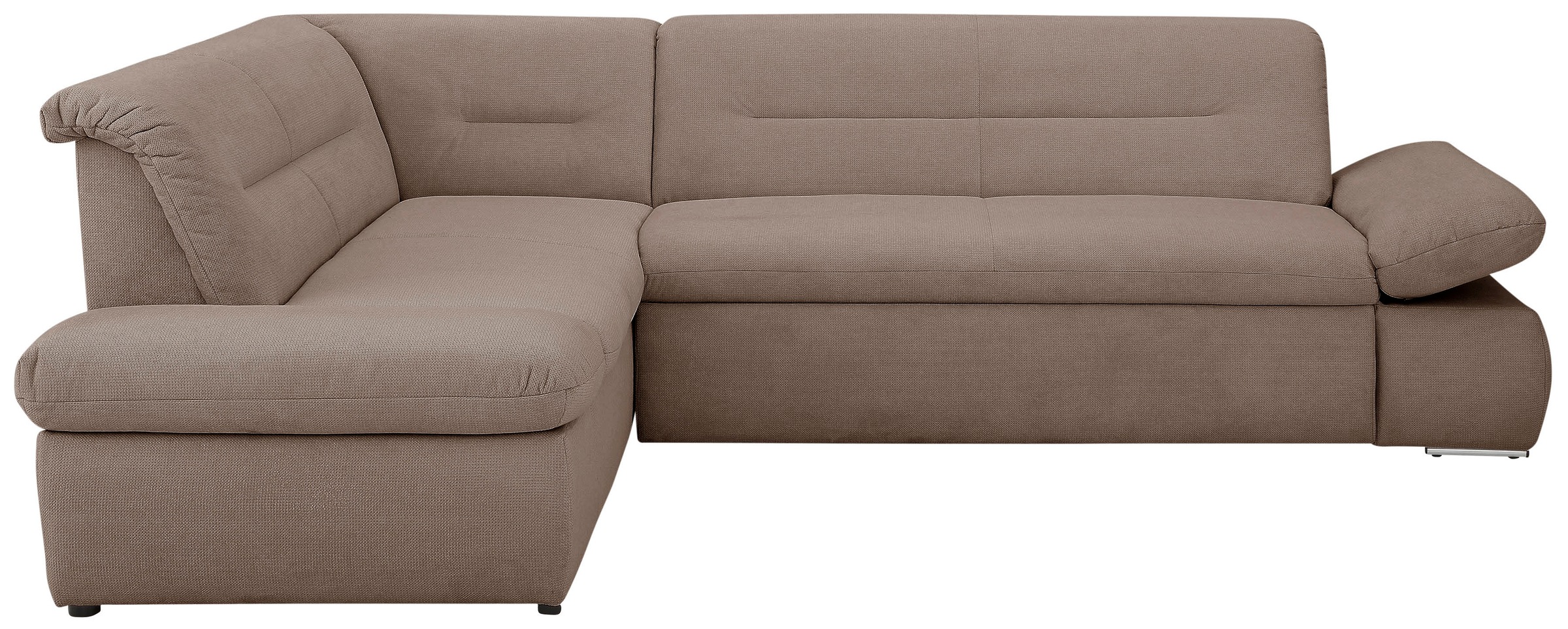 INOSIGN Ecksofa »Avesa L-Form«, Wahlweise mit Arm- und Bettfunktion, B/T/H: 275/211/80 cm
