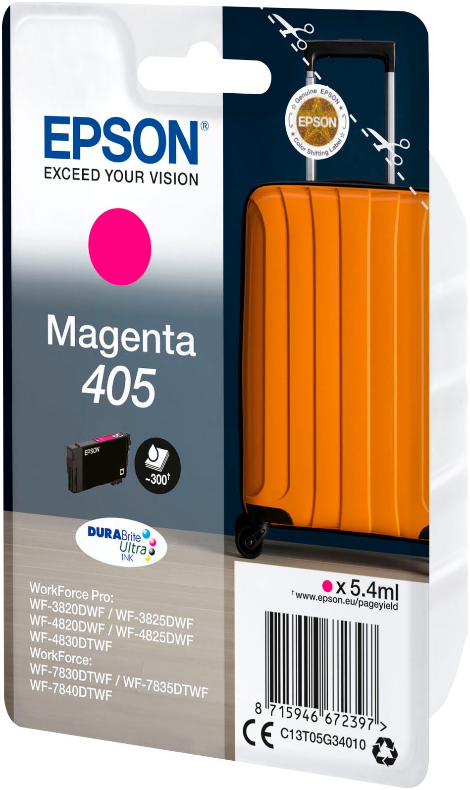 Epson Tintenpatrone »DURABrite Ultra 405 Koffer«