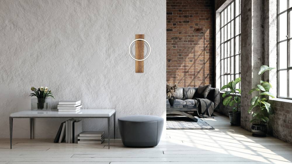 EGLO Wandleuchte »BOYAL«, 1 flammig, Leuchtmittel LED-Modul | LED fest integriert, Wandleuchte, Wohnzimmerlampe, Lampe, Flurlampe in Schwarz, Braun, Weiß
