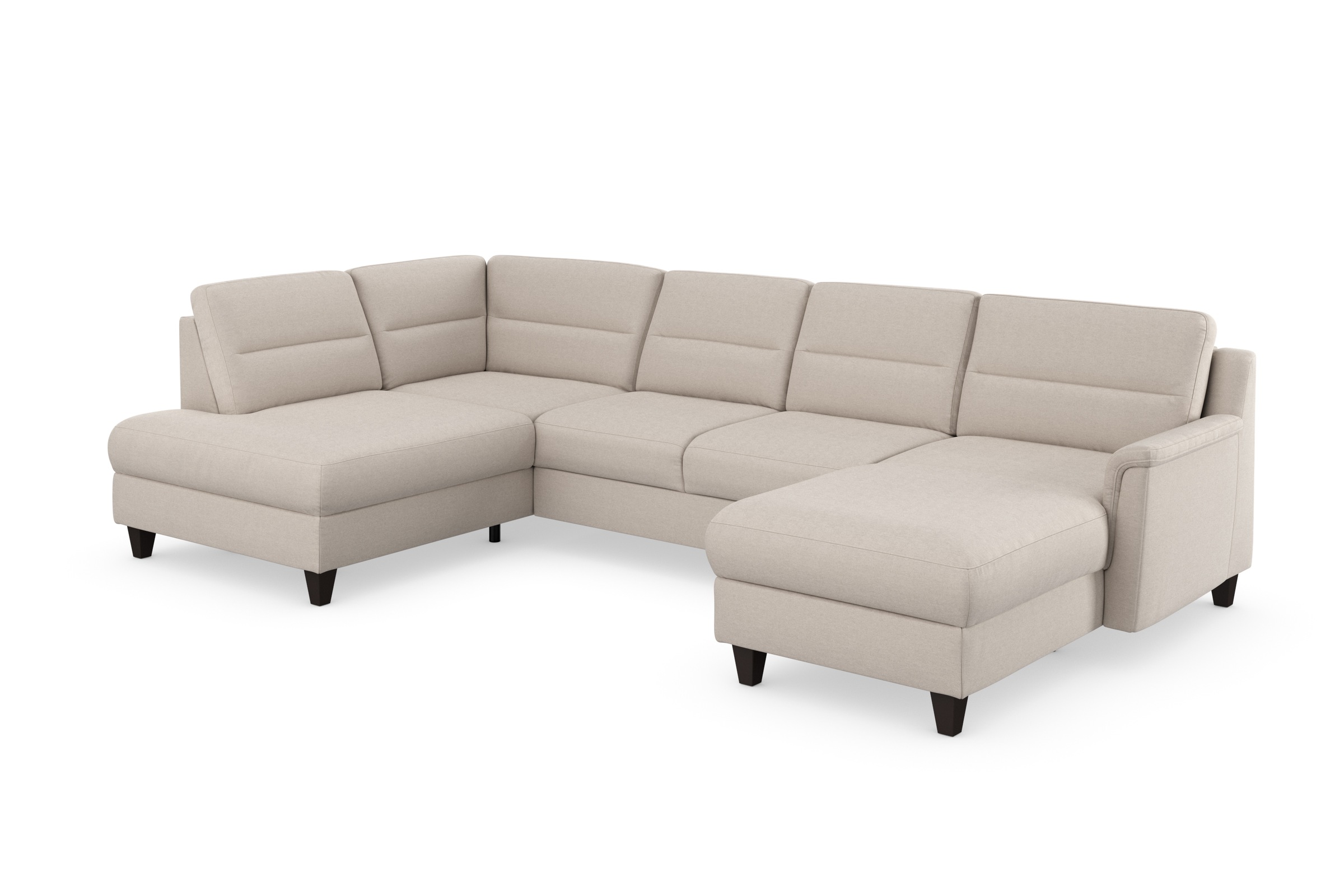 sit&more Wohnlandschaft »Farö U-Form« inklusive Federkern, wahlweise mit Bettfunktion und Bettkasten